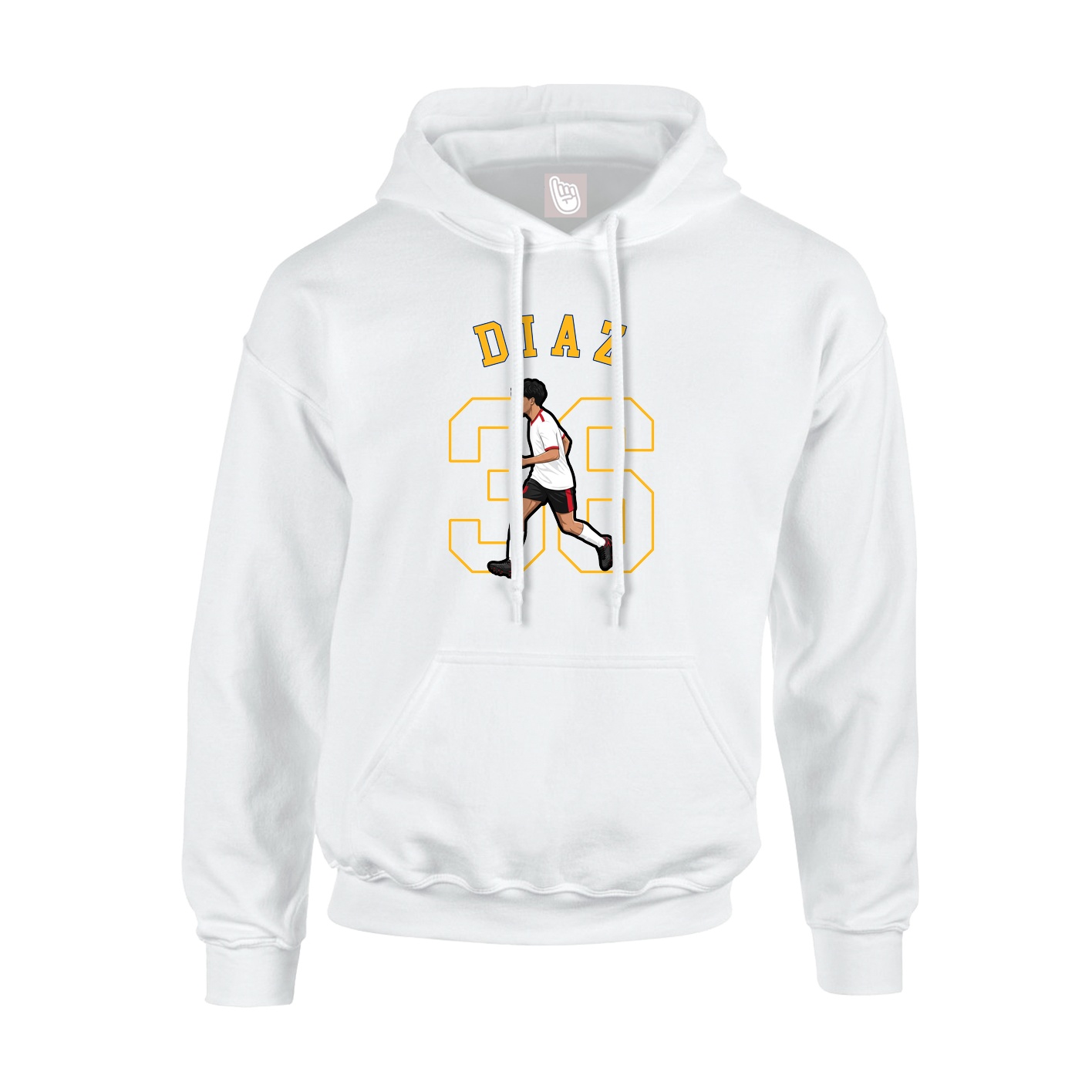 Hoodie — Shirsey Arch in White