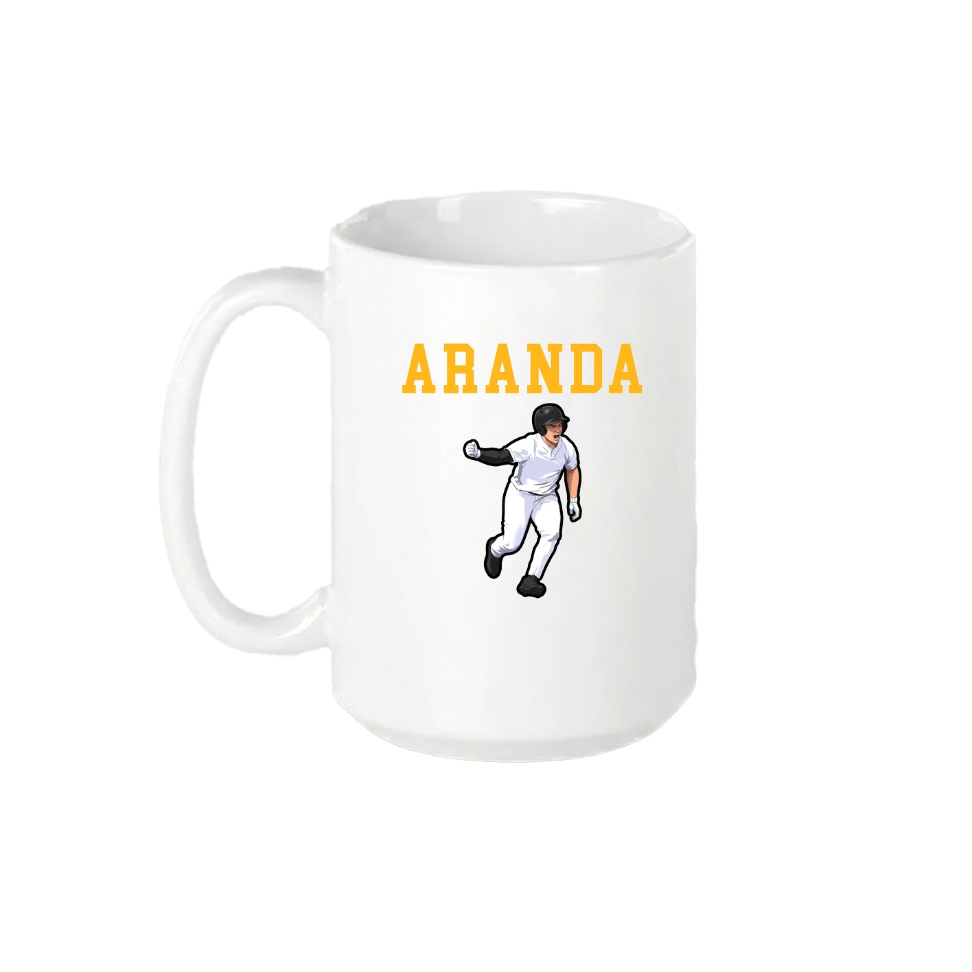 15oz Coffee Mug — Shirsey in White