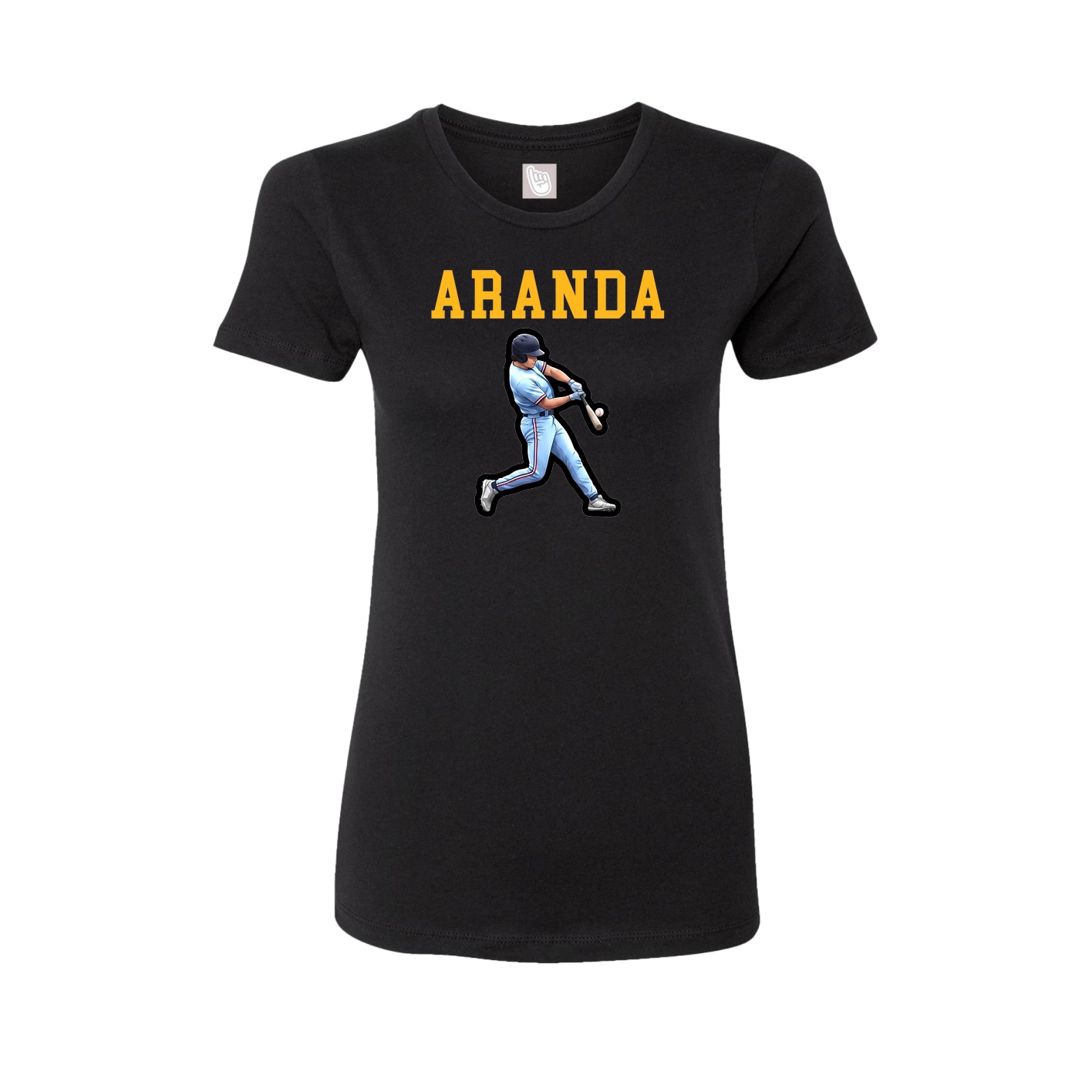 Fitted Women's Tee — Shirsey in Black