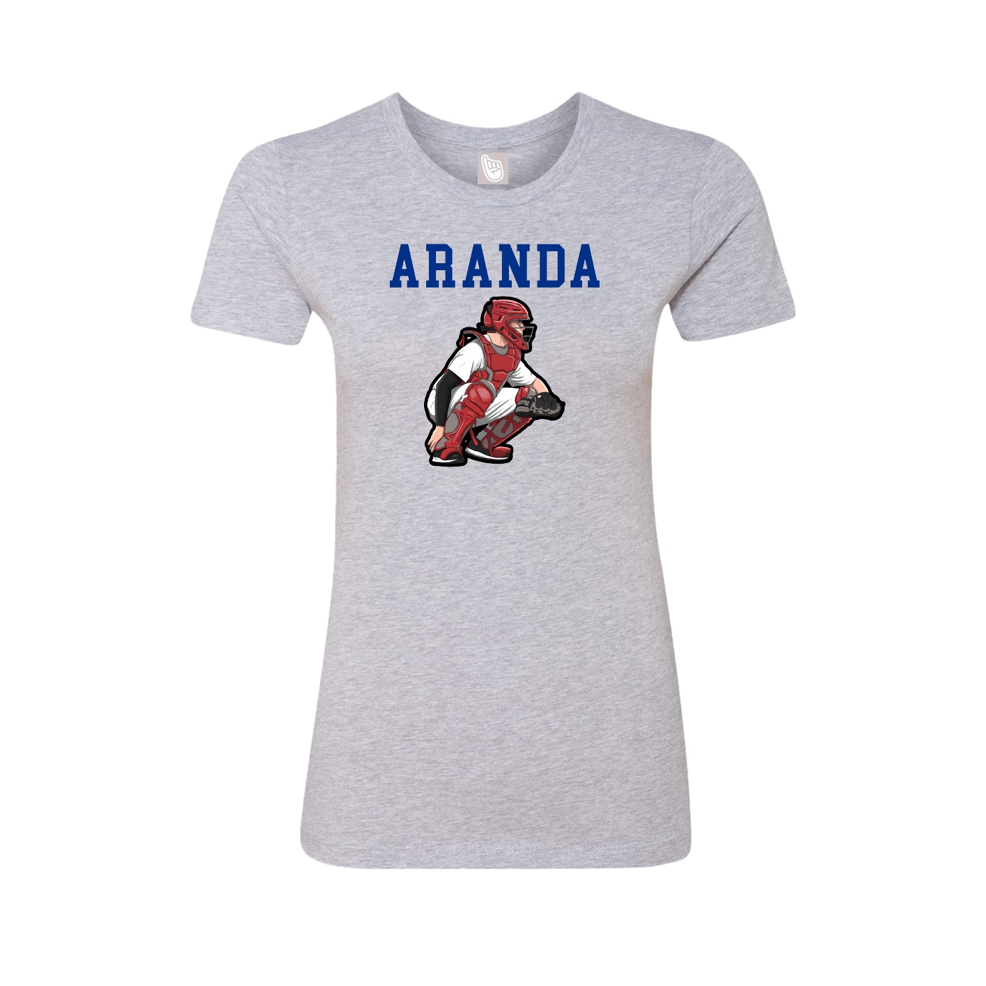 Fitted Women's Tee — Shirsey in Grey