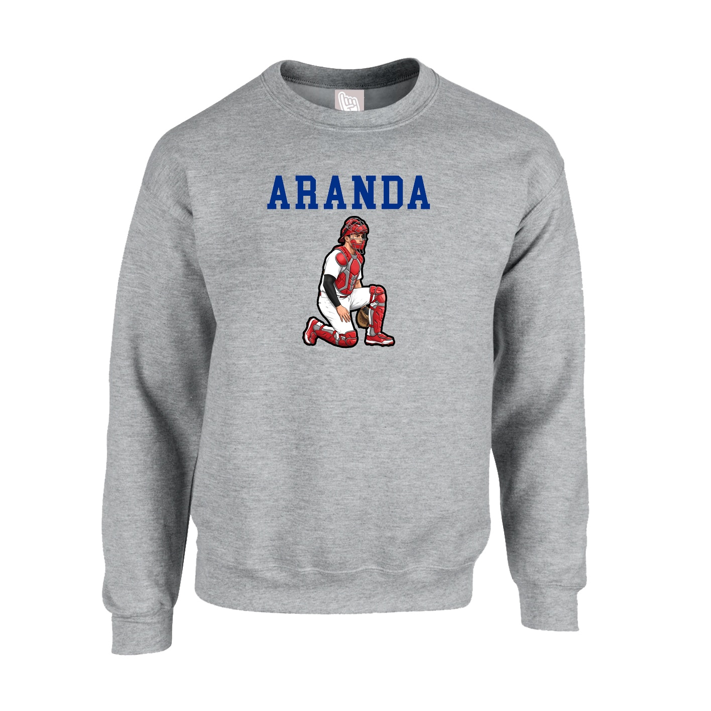 Fleece Crew — Shirsey in Grey
