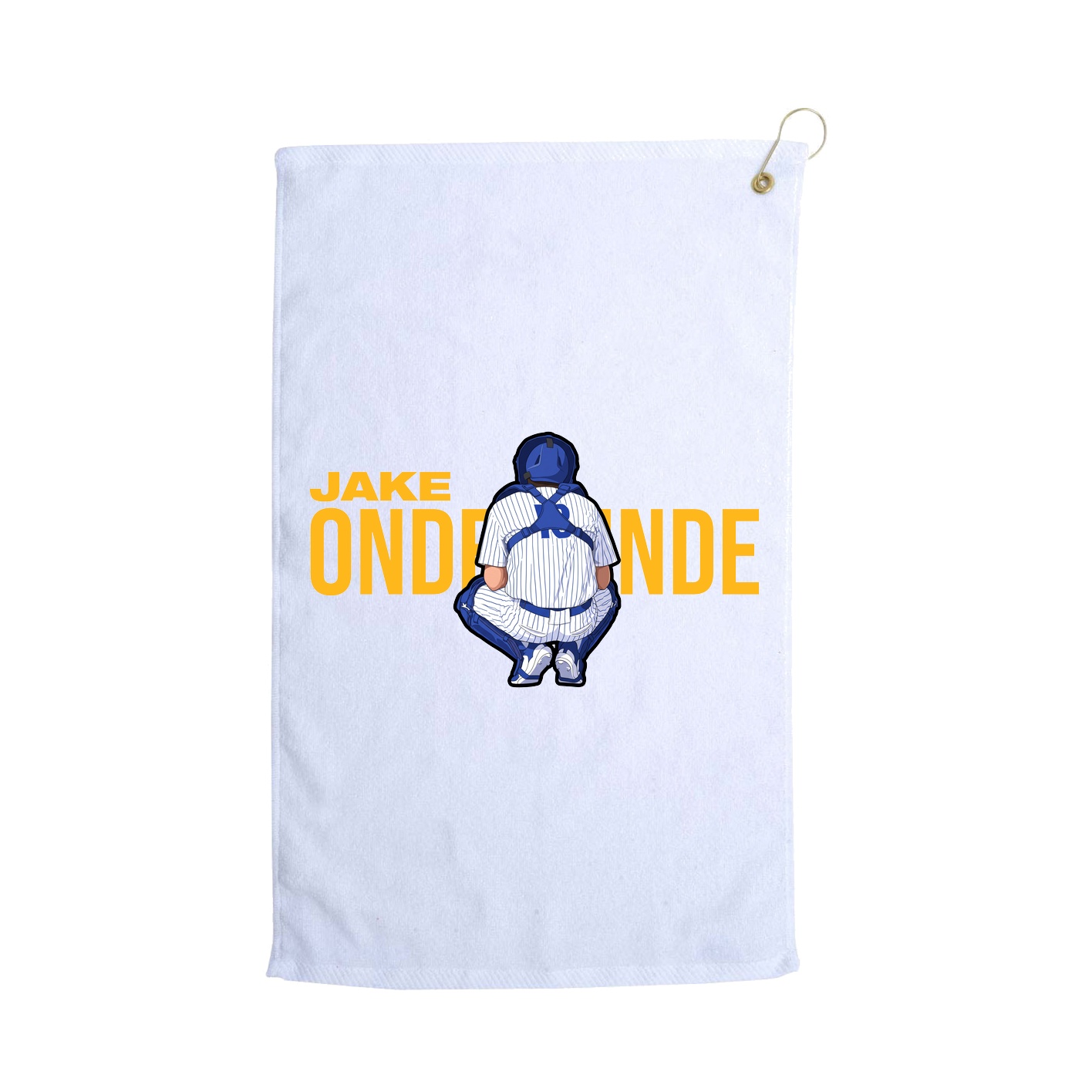 Golf Towel — Player Name in White