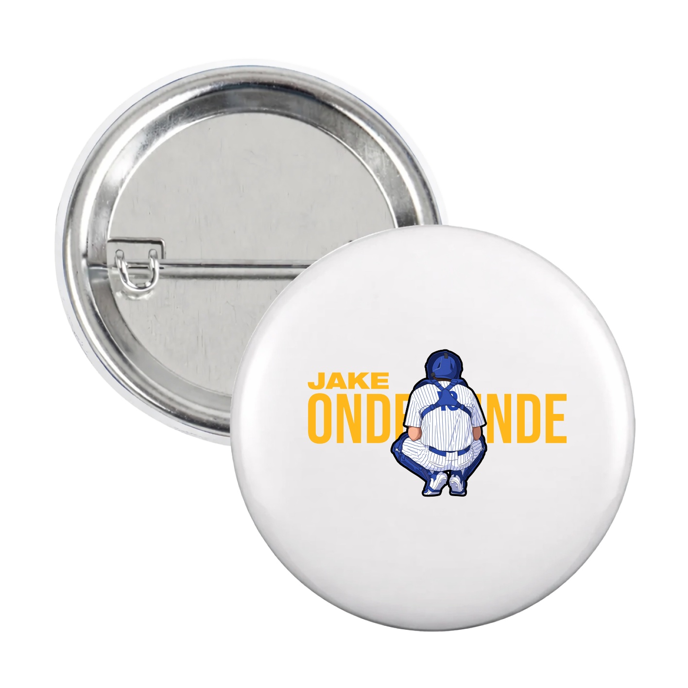 Game Day Button — Player Name in White