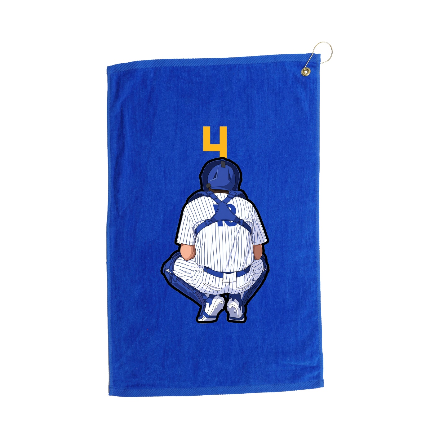 Golf Towel — Number Top in Royal