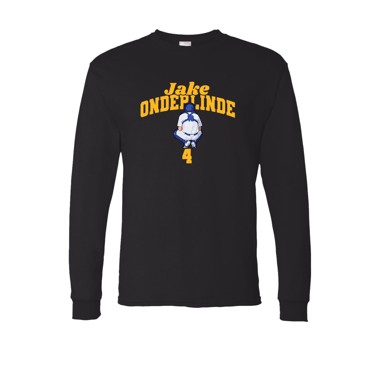 Long Sleeve Tee — Signature Arch in Black
