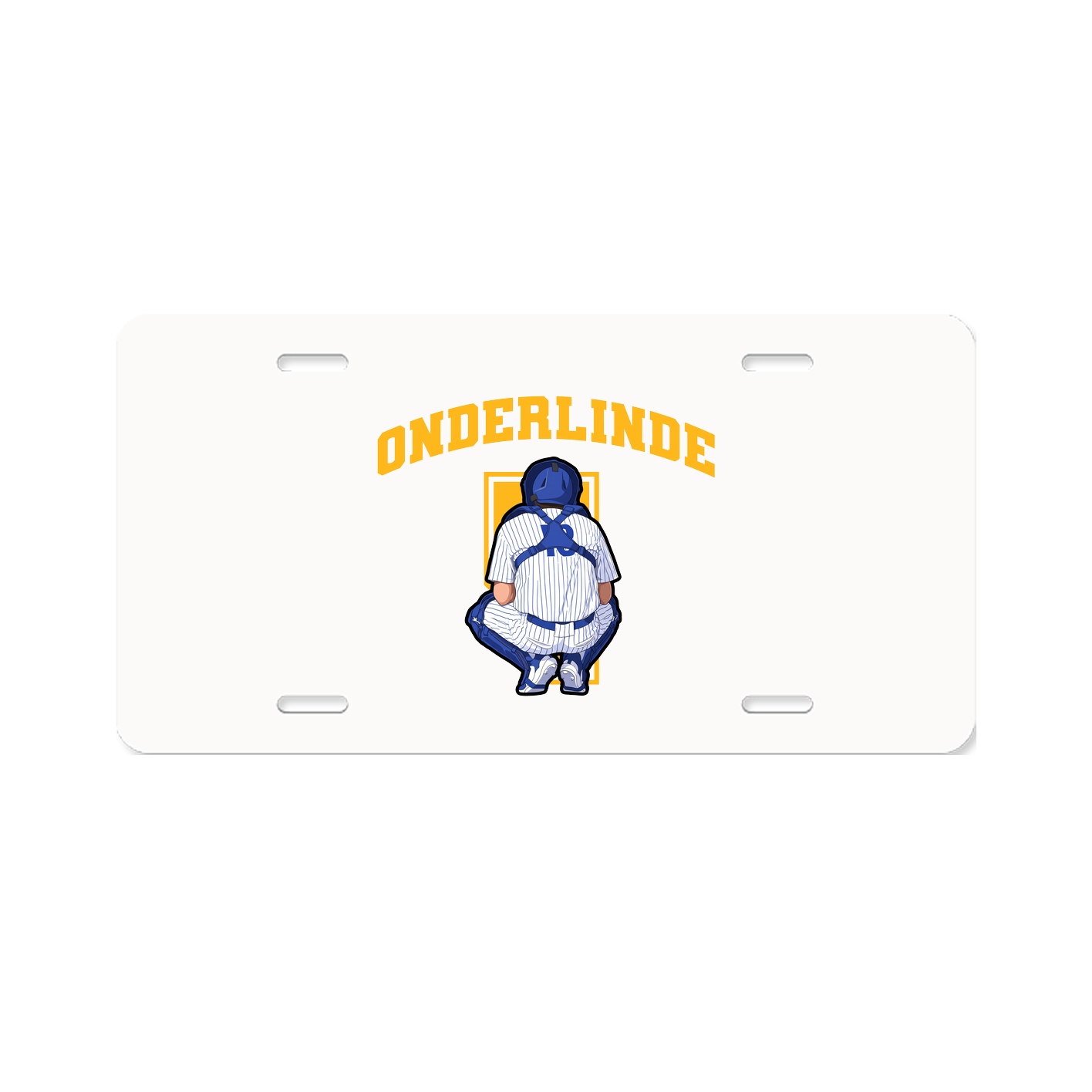 License Plate — Number in Classic