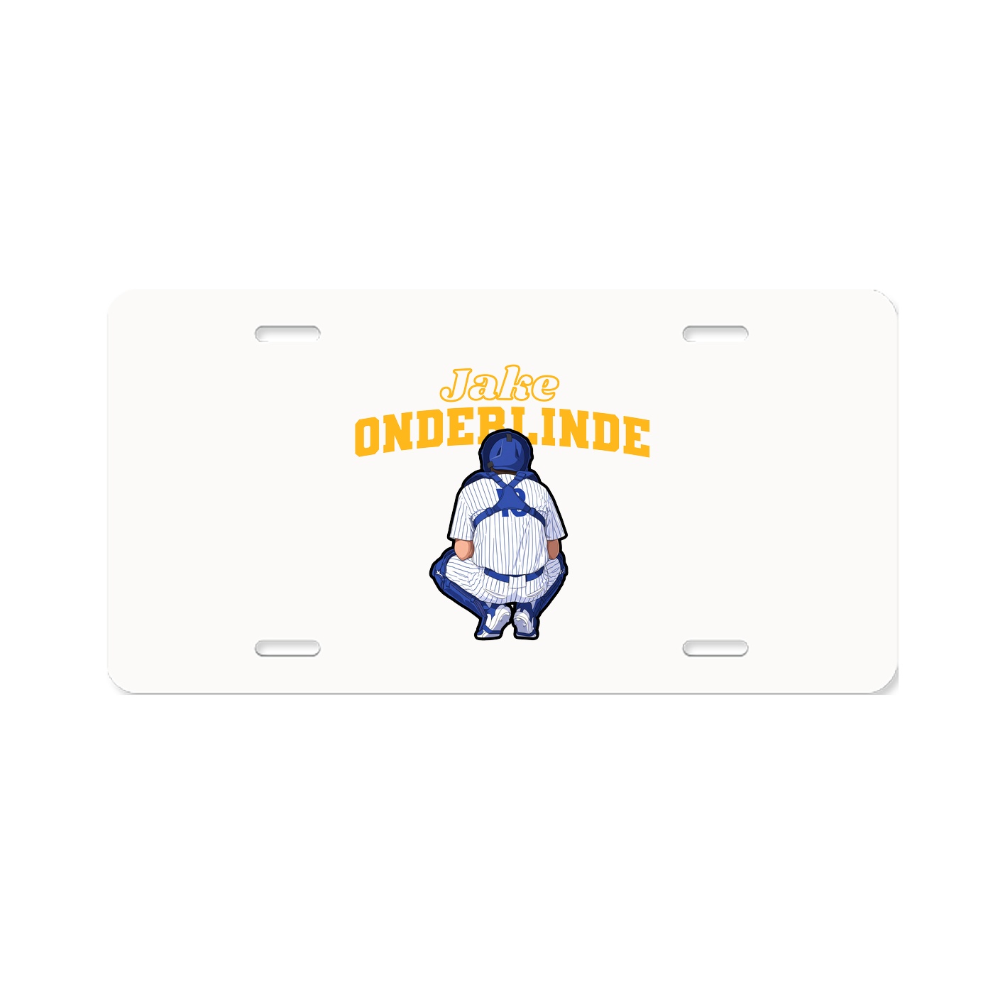 License Plate — Name Arch in Classic