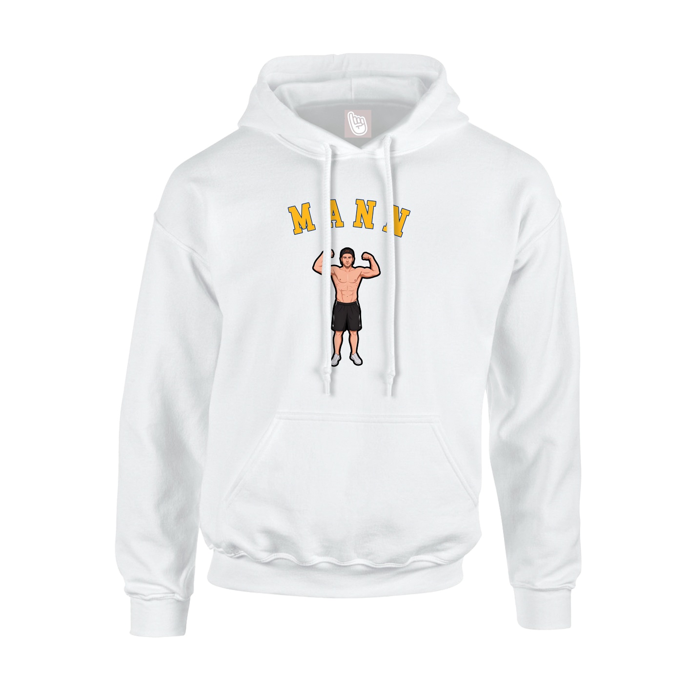 Hoodie — Shirsey Arch in White