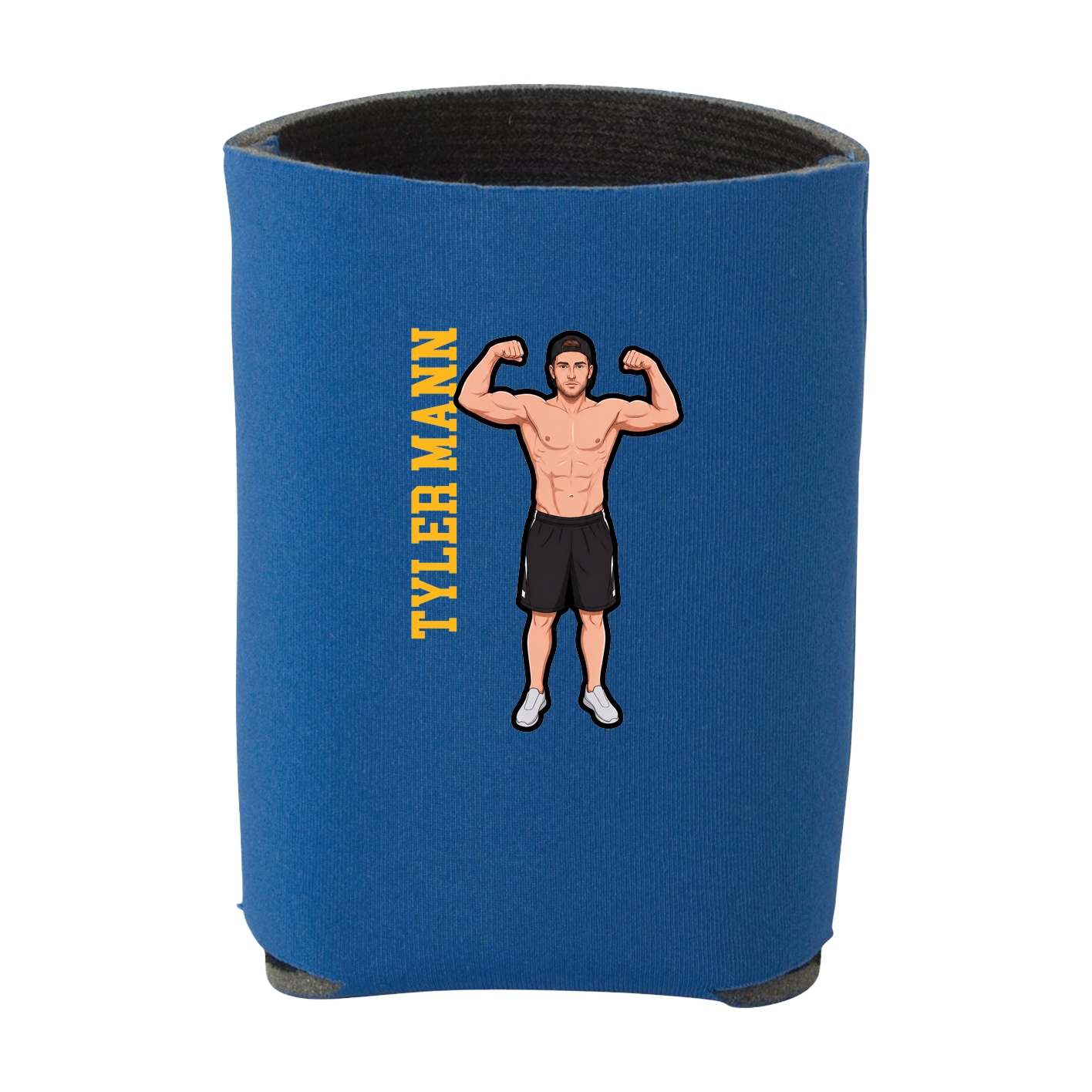 Can Holder — Name Vertical in Royal