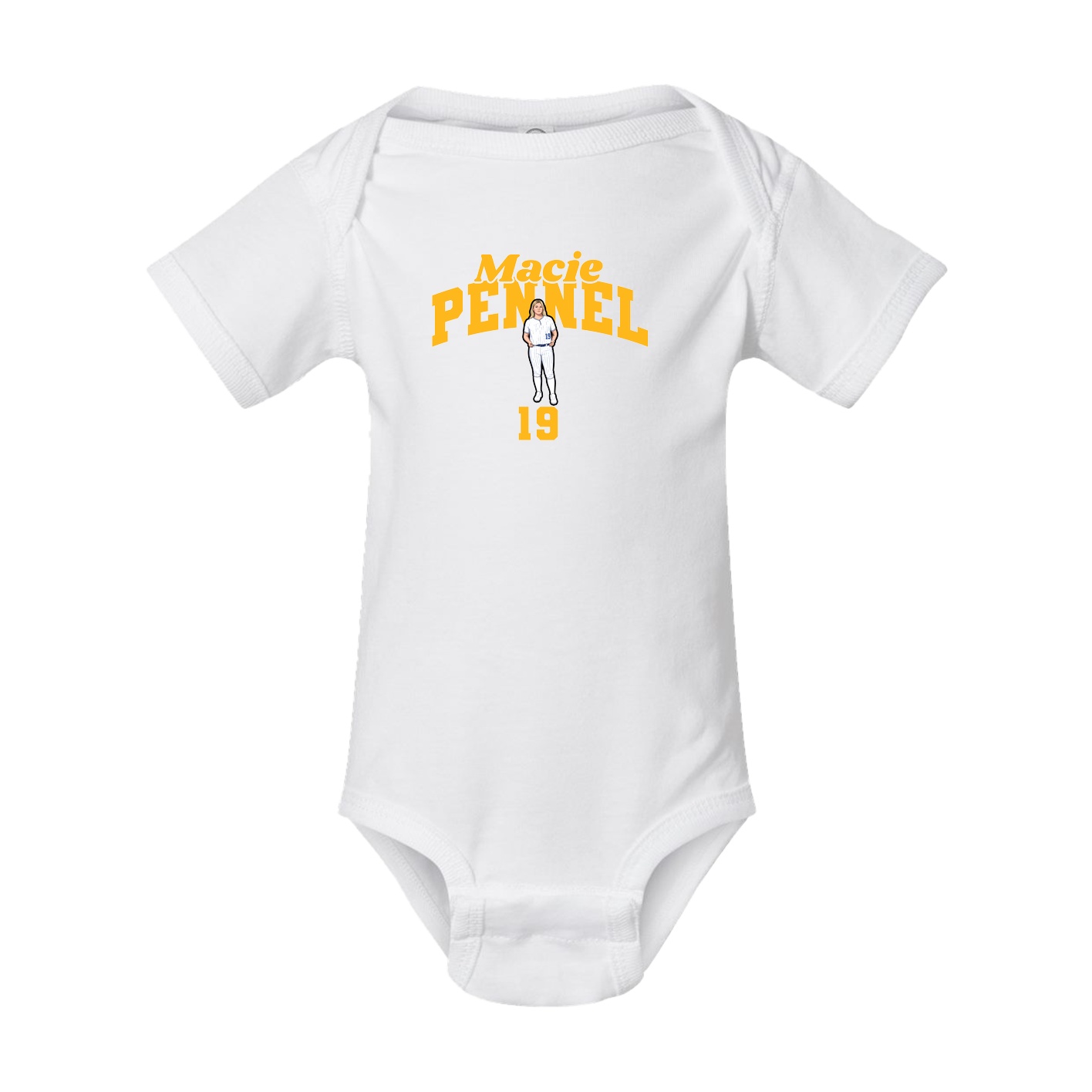Baby Onesie — Signature Arch in White