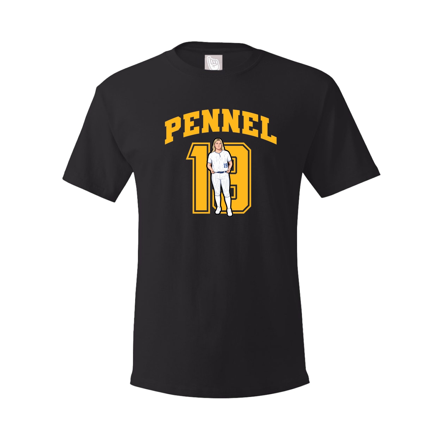 Youth Tee — Number in Black