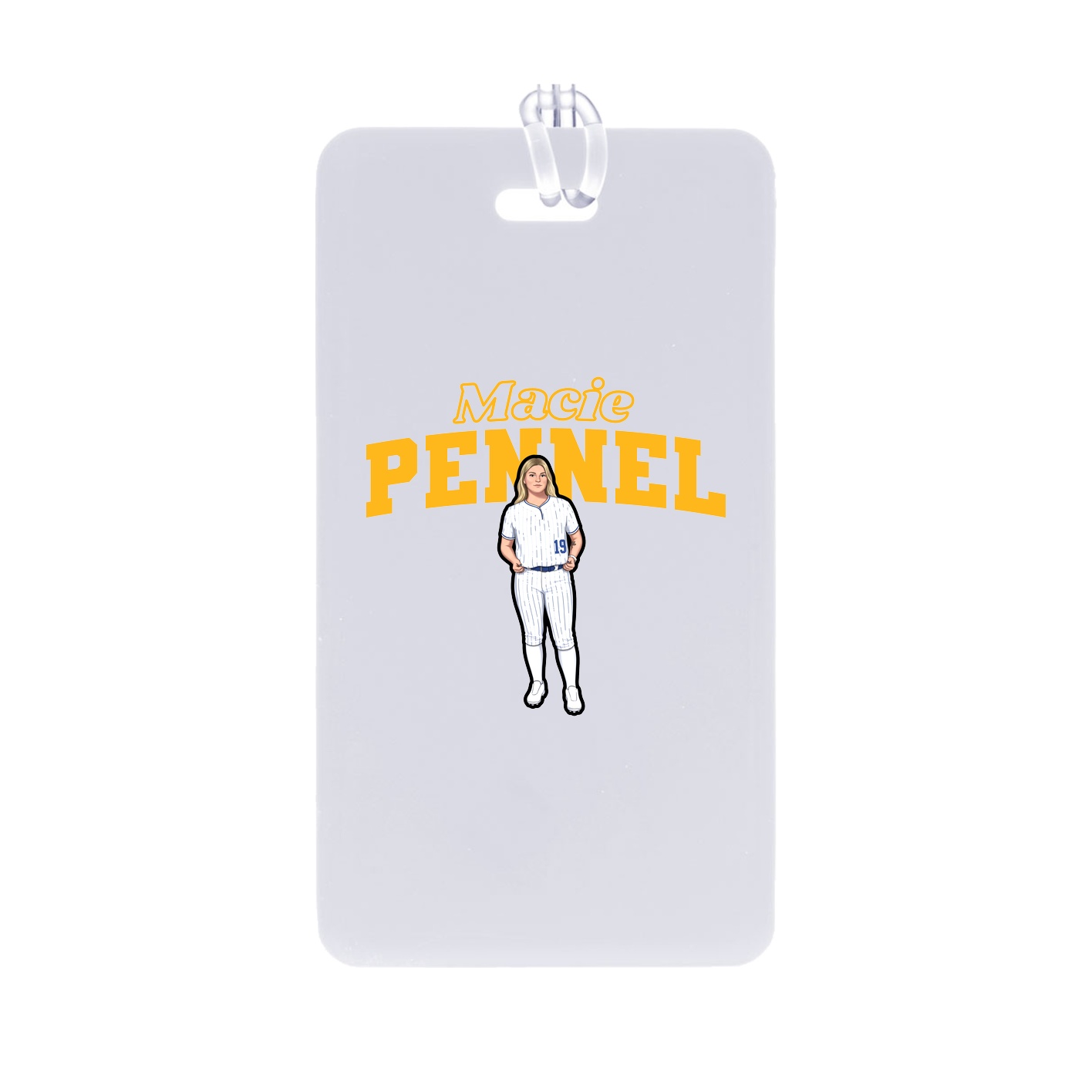 Bag Tag — Name Arch in Classic
