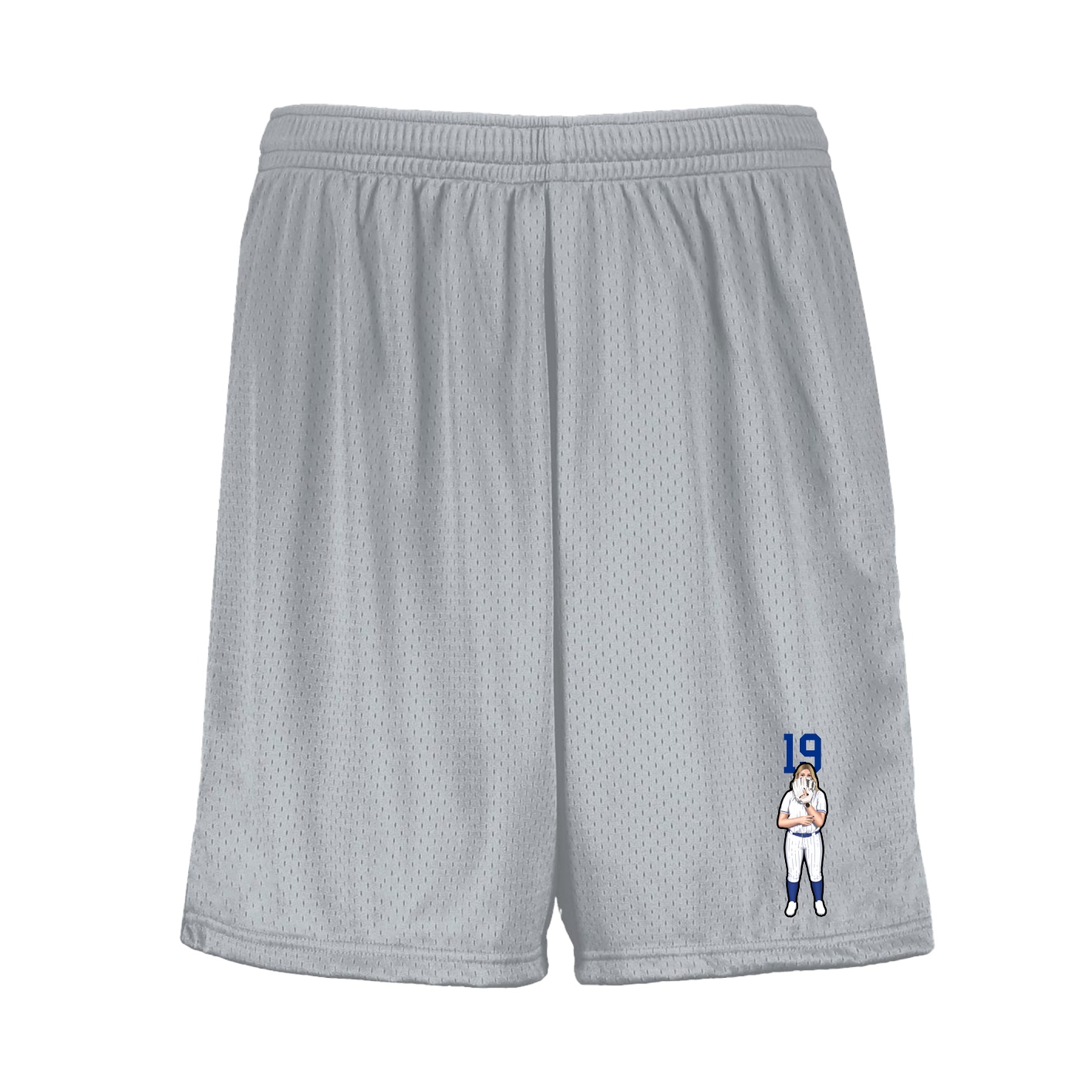 Shorts — Number Top in Silver