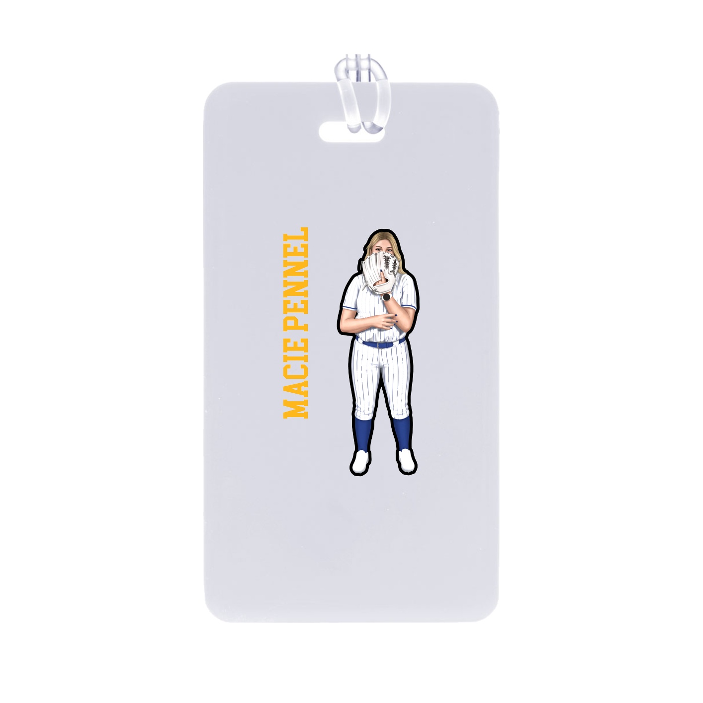 Bag Tag — Name Vertical in Classic