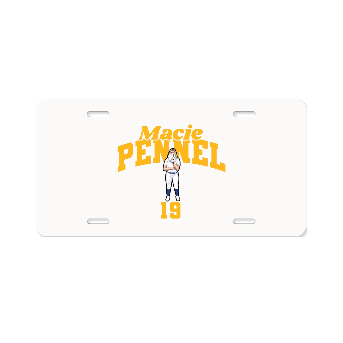 License Plate — Signature Arch in Classic