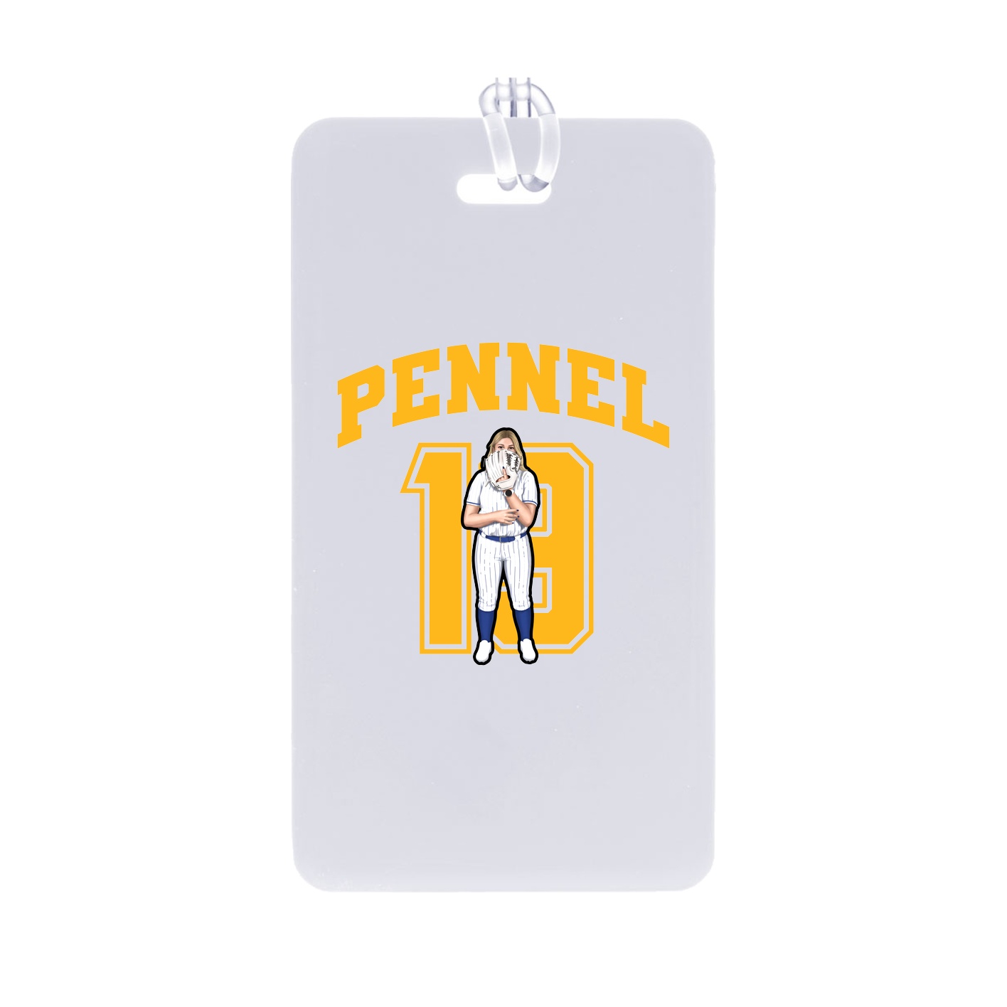 Bag Tag — Number in Classic