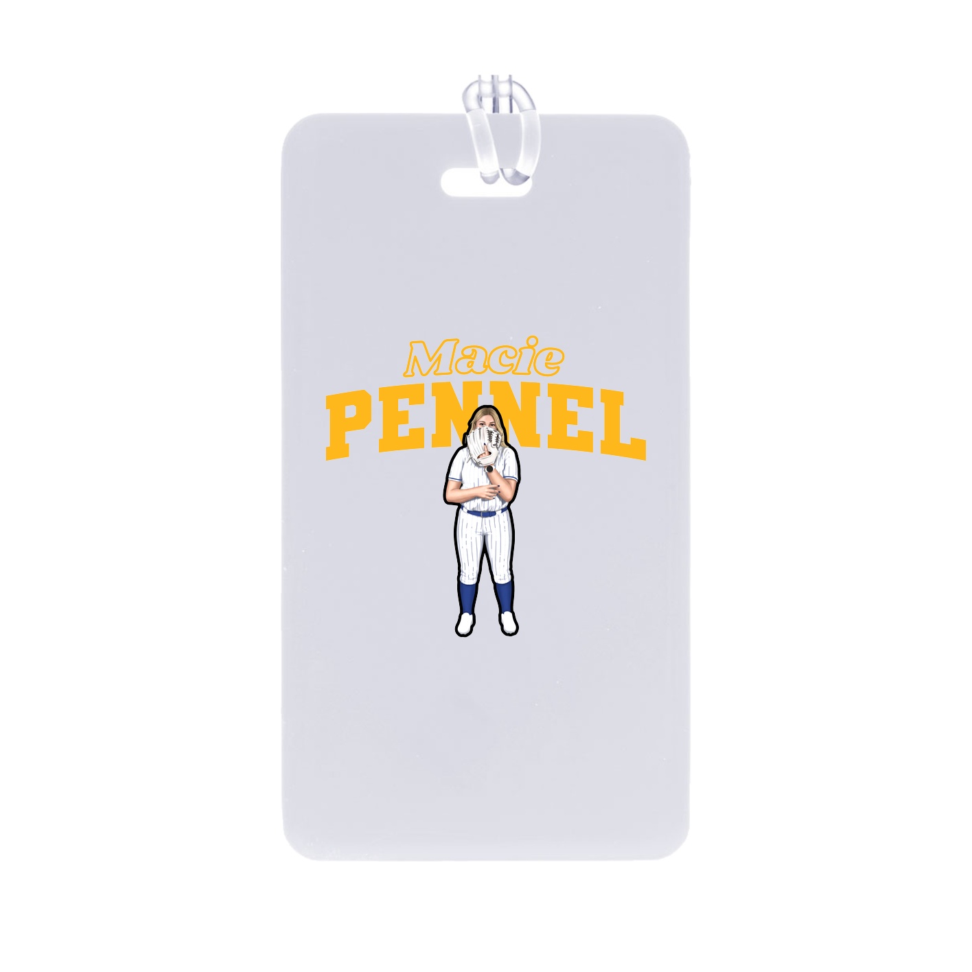 Bag Tag — Name Arch in Classic
