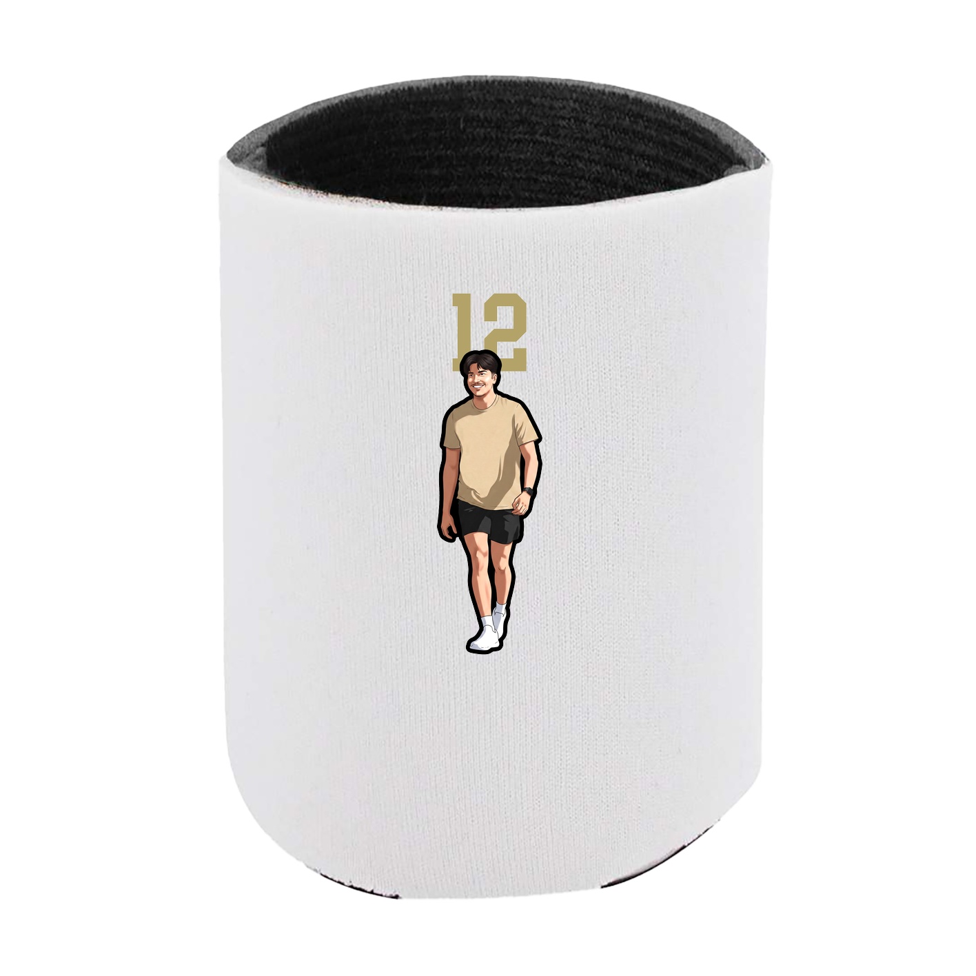 Can Holder — Number Top in White