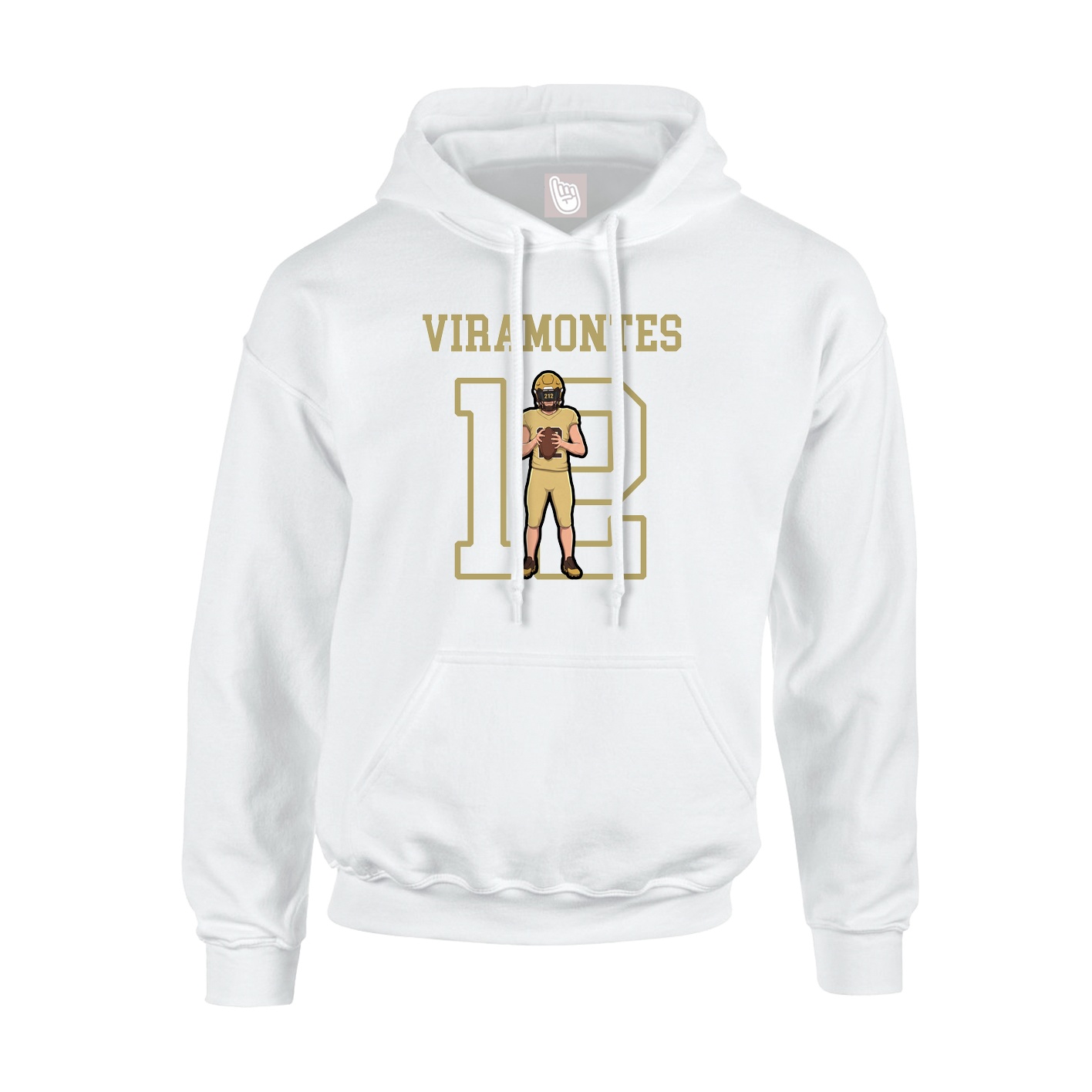Hoodie — Shirsey in White