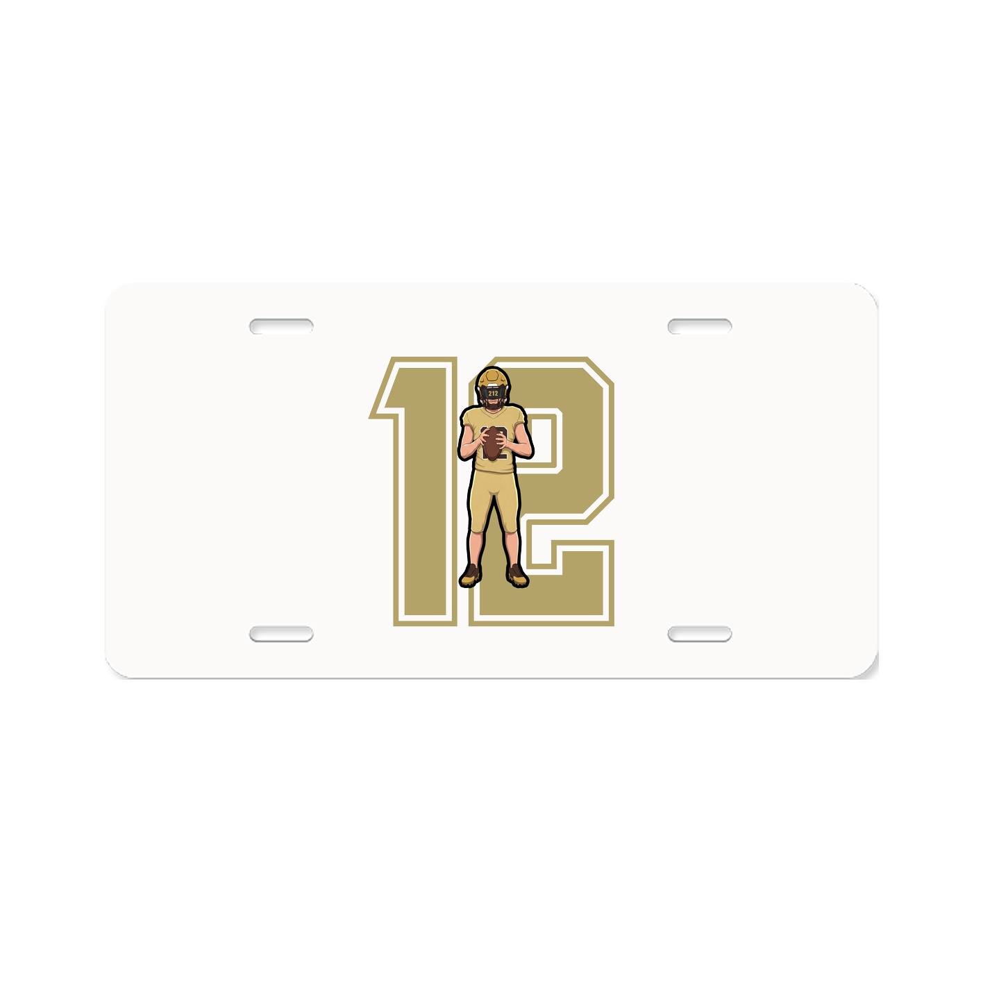 License Plate — Number in Classic