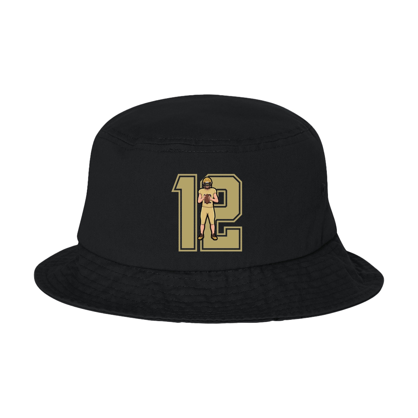 Bucket Cap — Number in Black