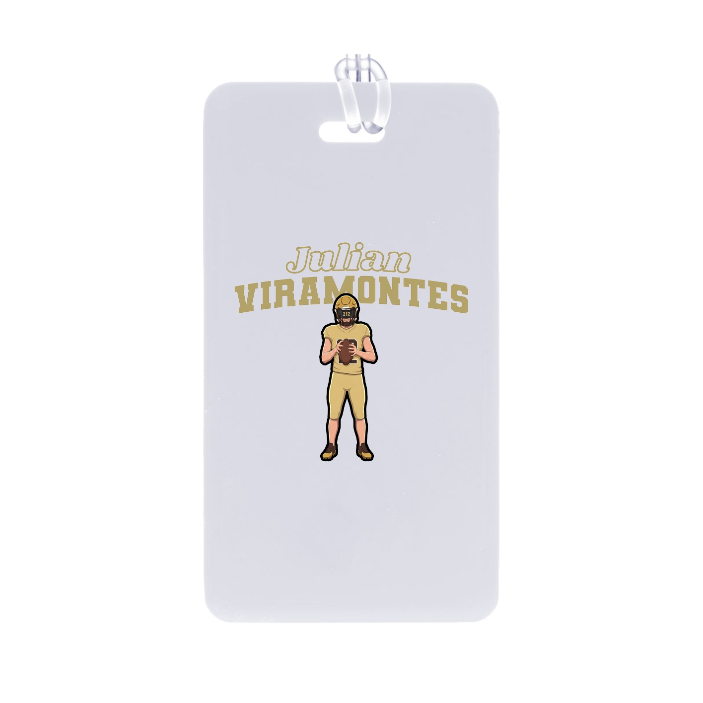 Bag Tag — Name Arch in Classic
