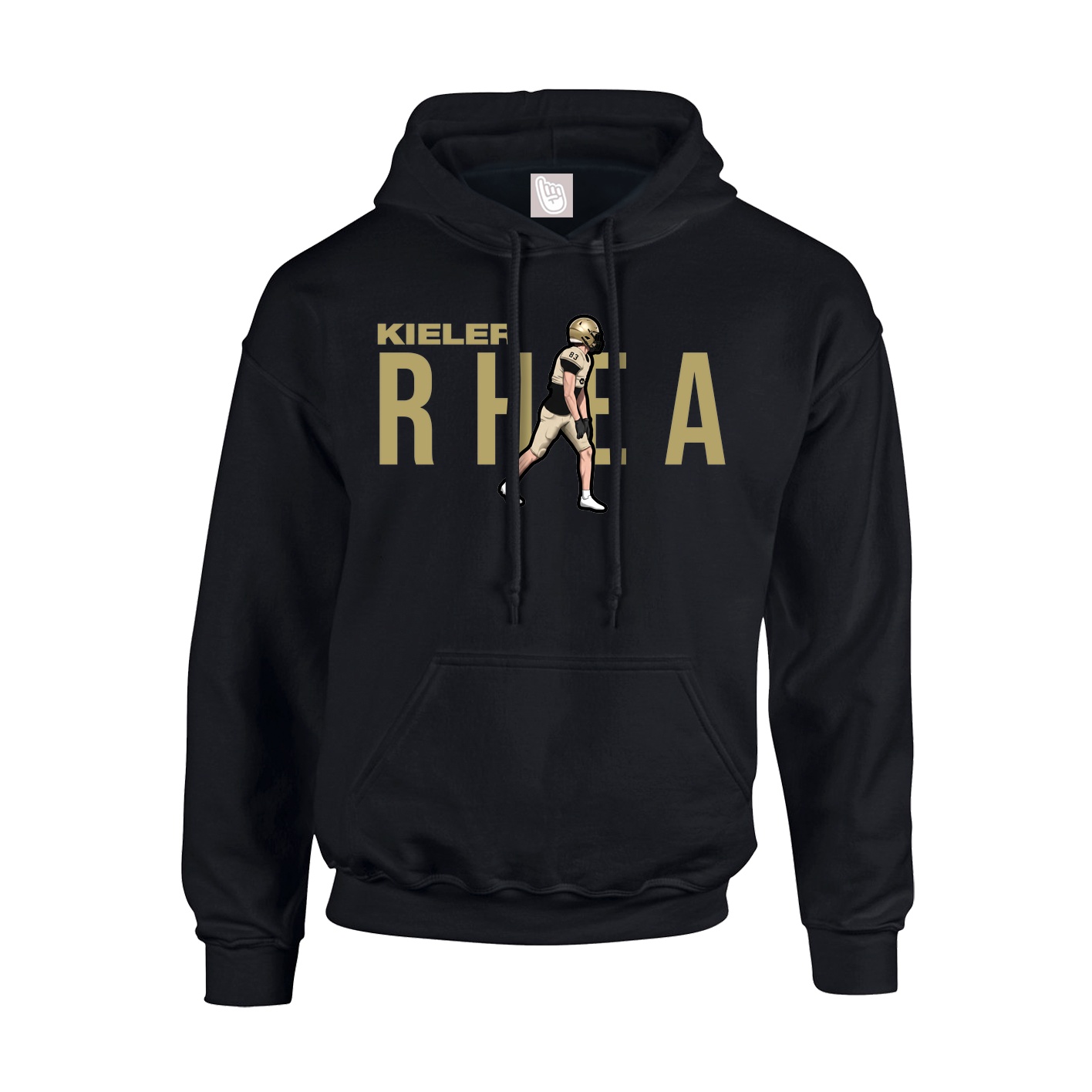 Hoodie — Player Name in Black