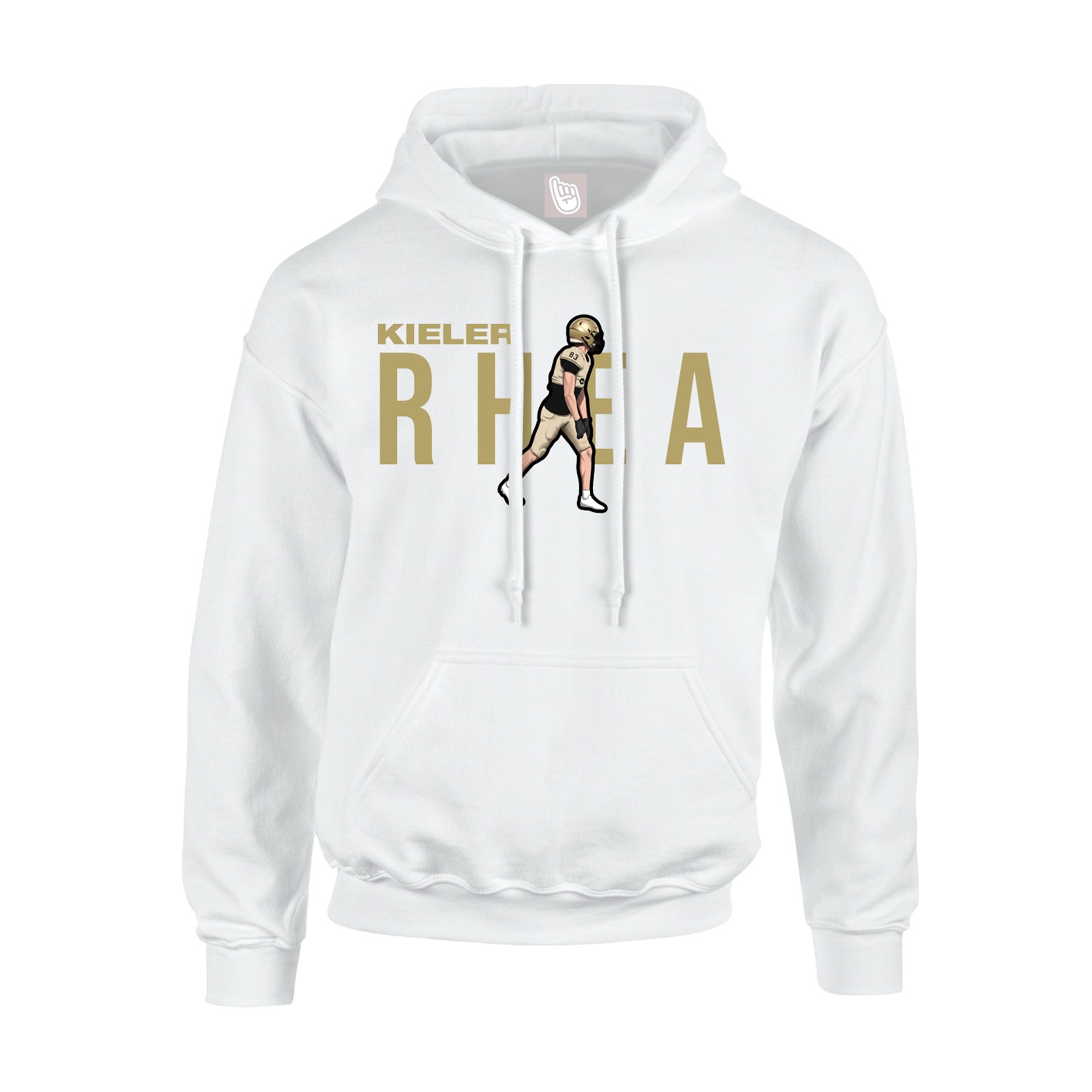 Hoodie — Player Name in White