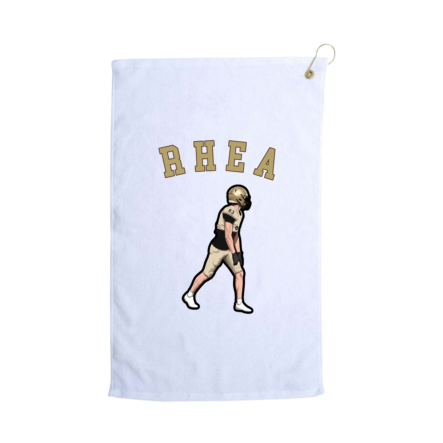 Golf Towel — Shirsey Arch in White