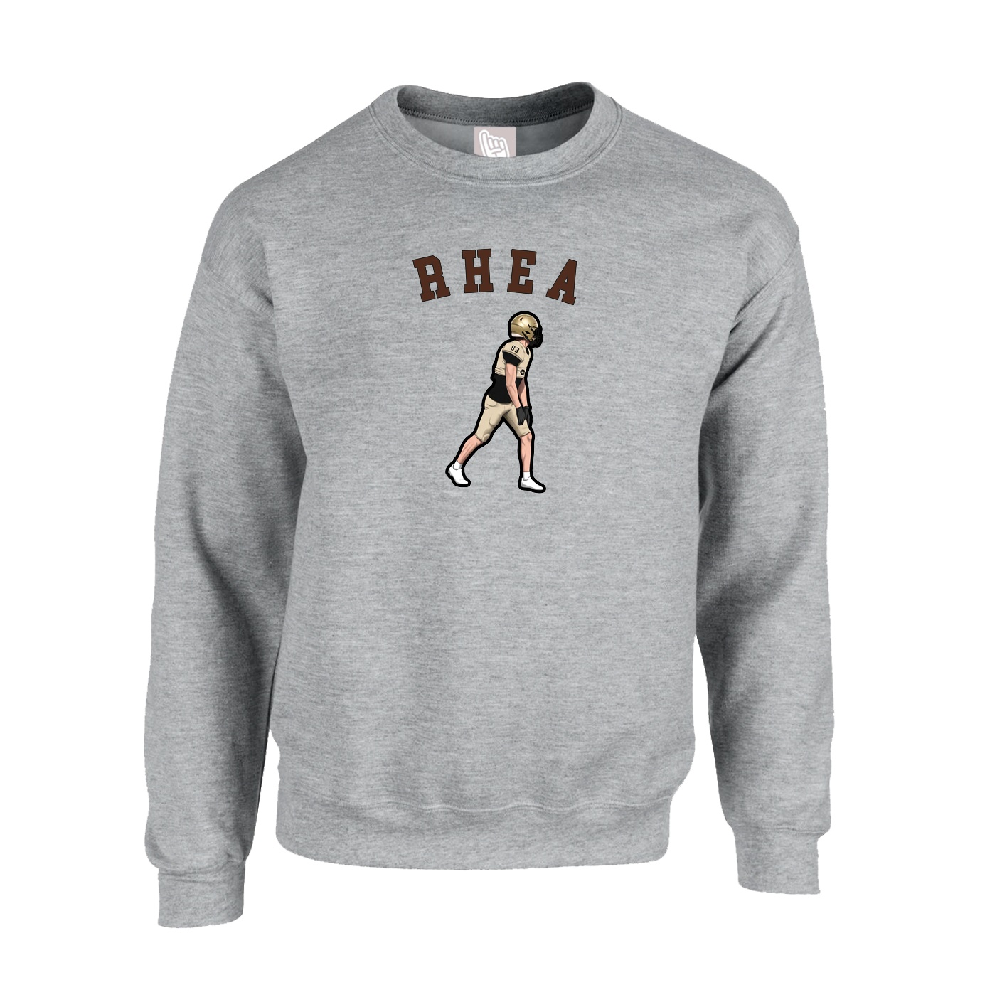 Fleece Crew — Shirsey Arch in Grey