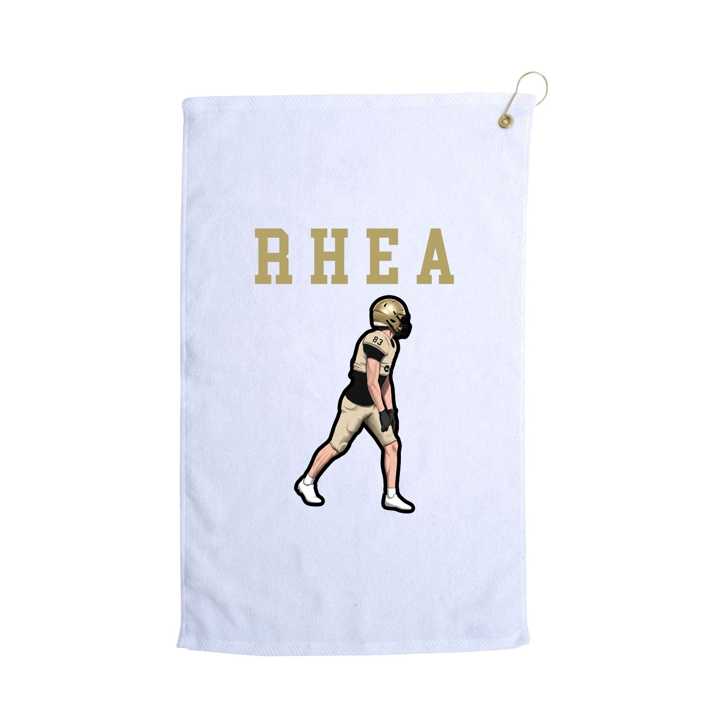 Golf Towel — Shirsey in White