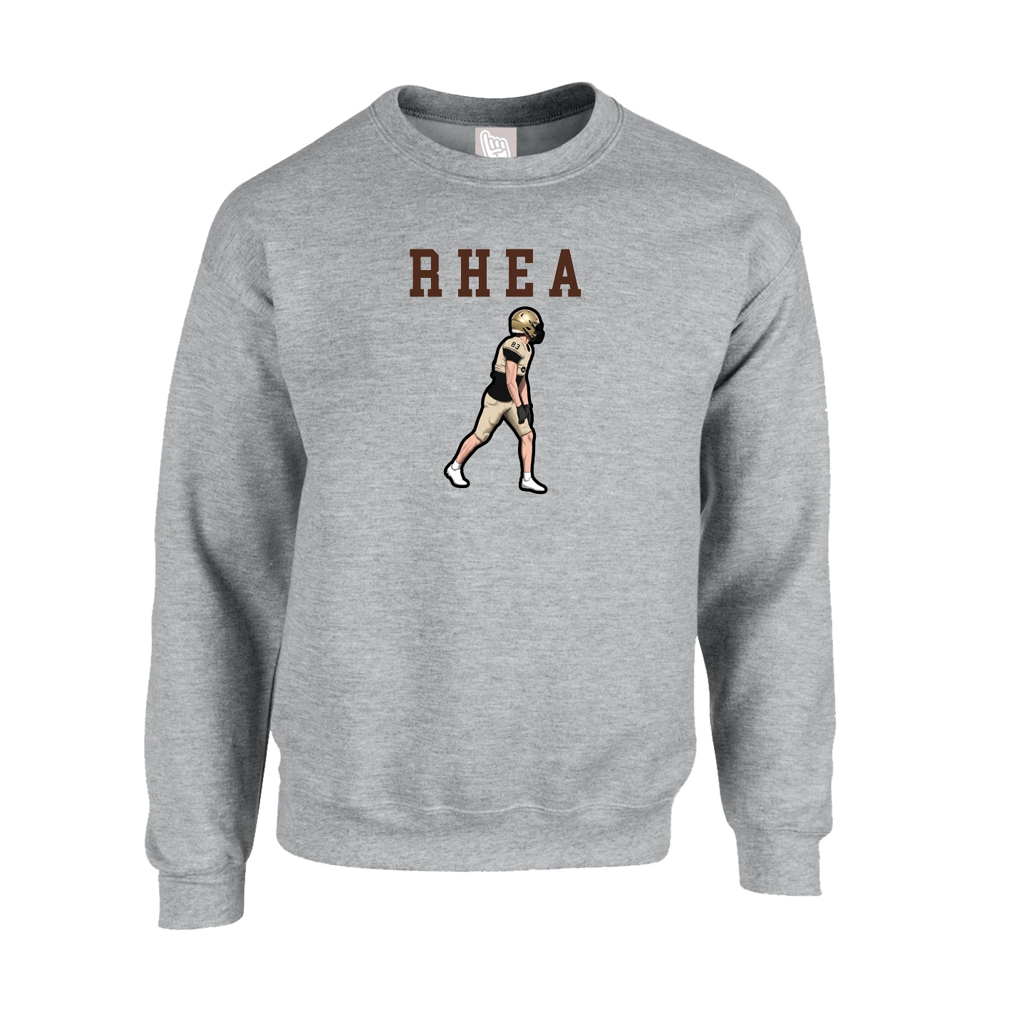 Fleece Crew — Shirsey in Grey