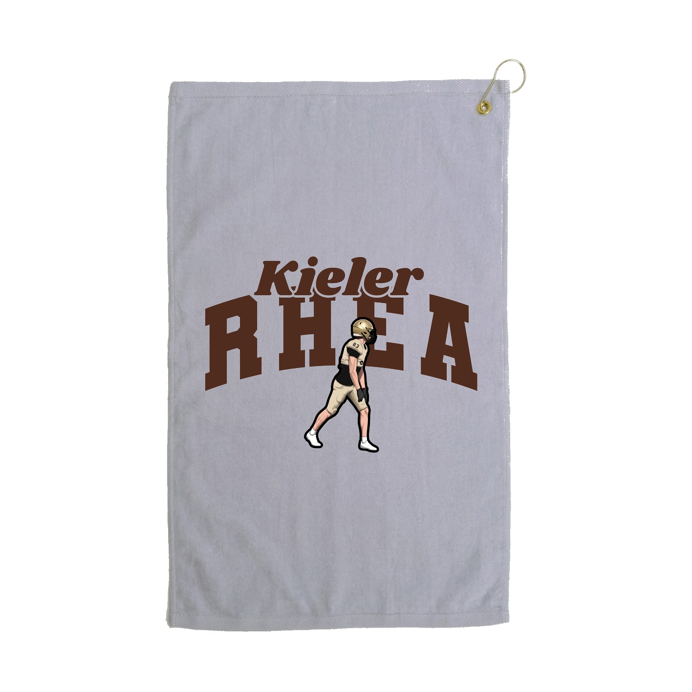 Golf Towel — Signature Arch in Grey