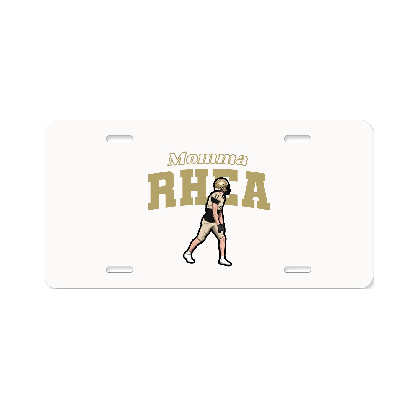 License Plate — Mothers Day Block in Classic