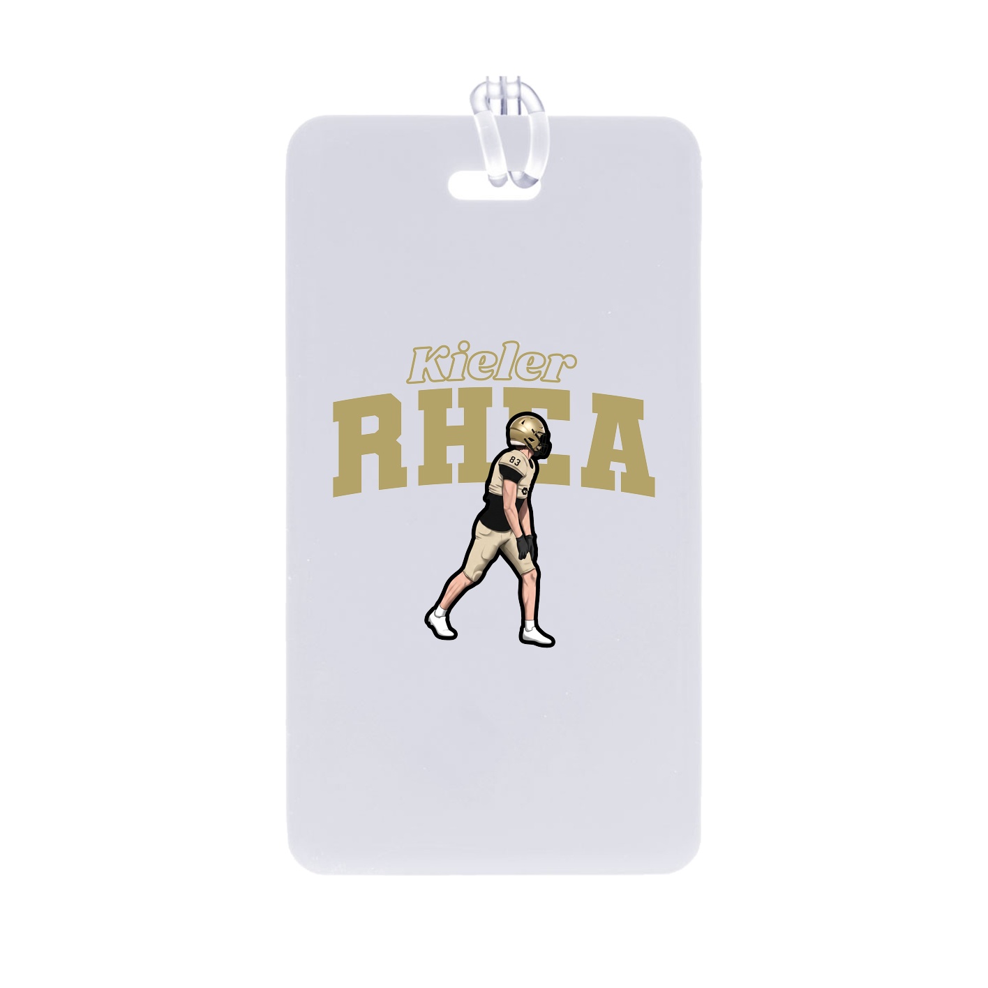 Bag Tag — Name Arch in Classic