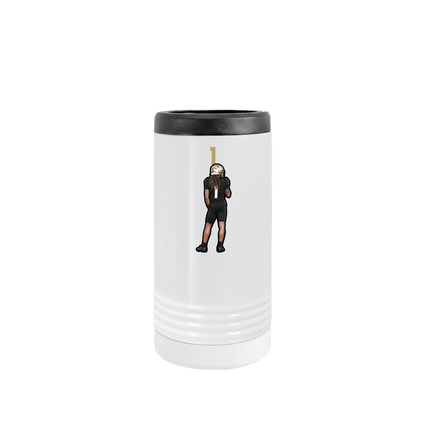 Slim Beverage Holder — Number Top in White