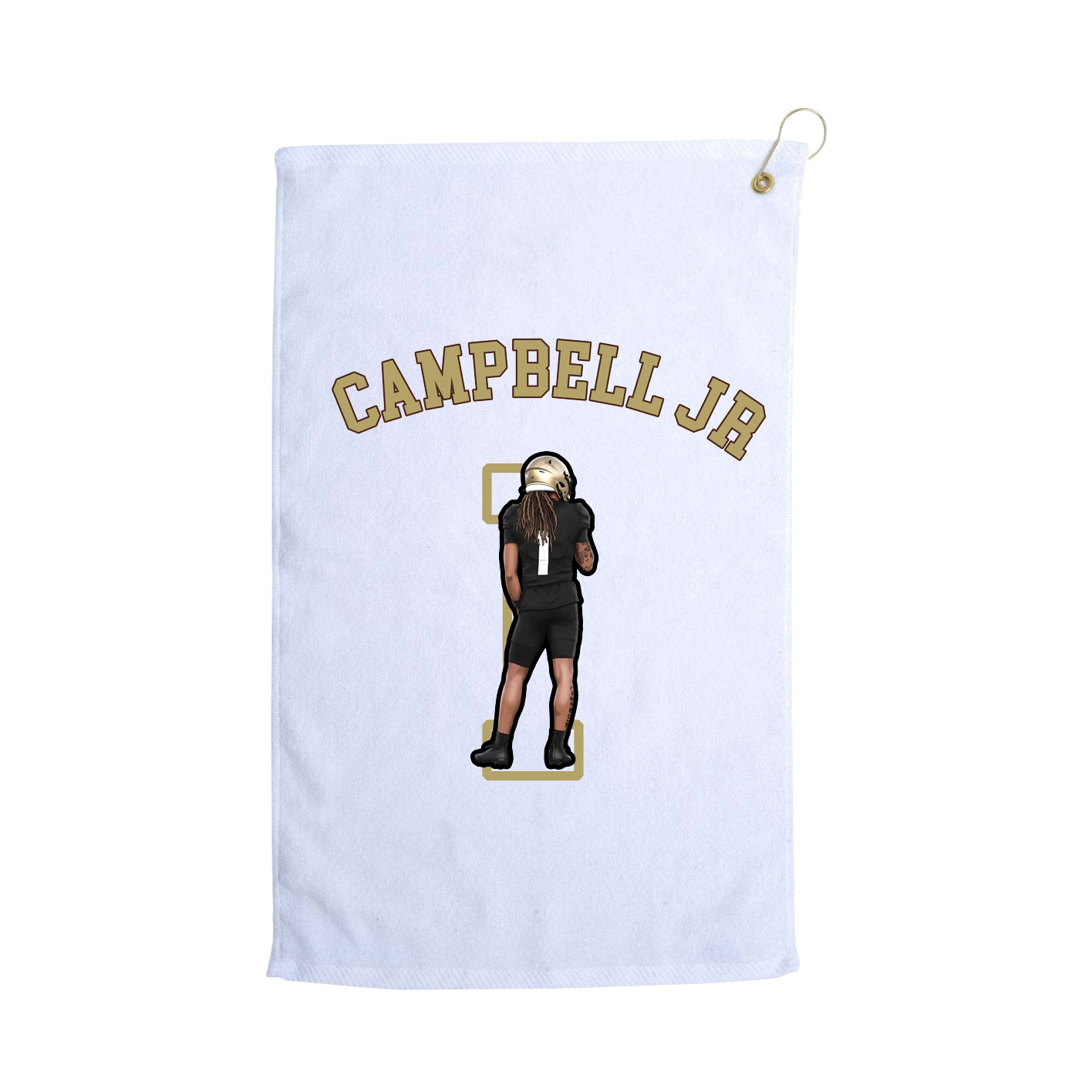 Golf Towel — Shirsey Arch in White