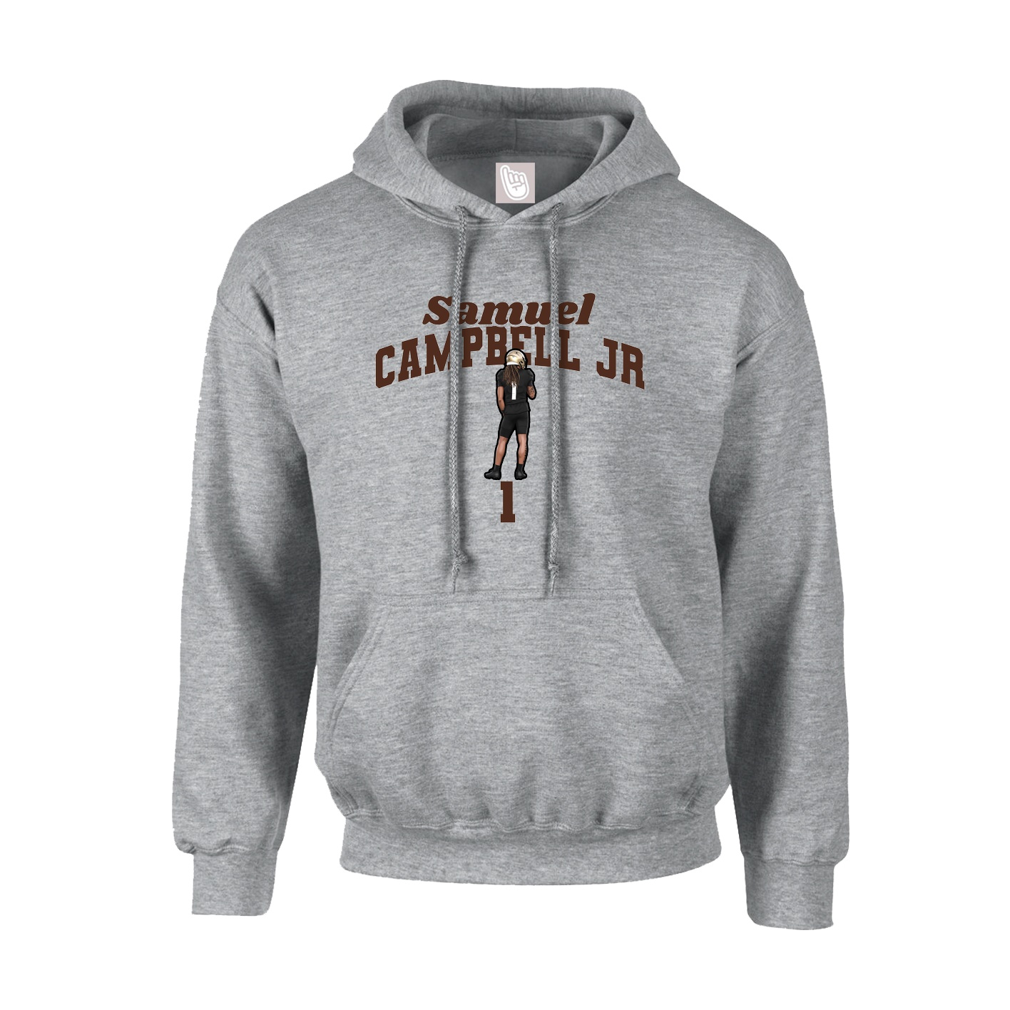 Hoodie — Signature Arch in Grey