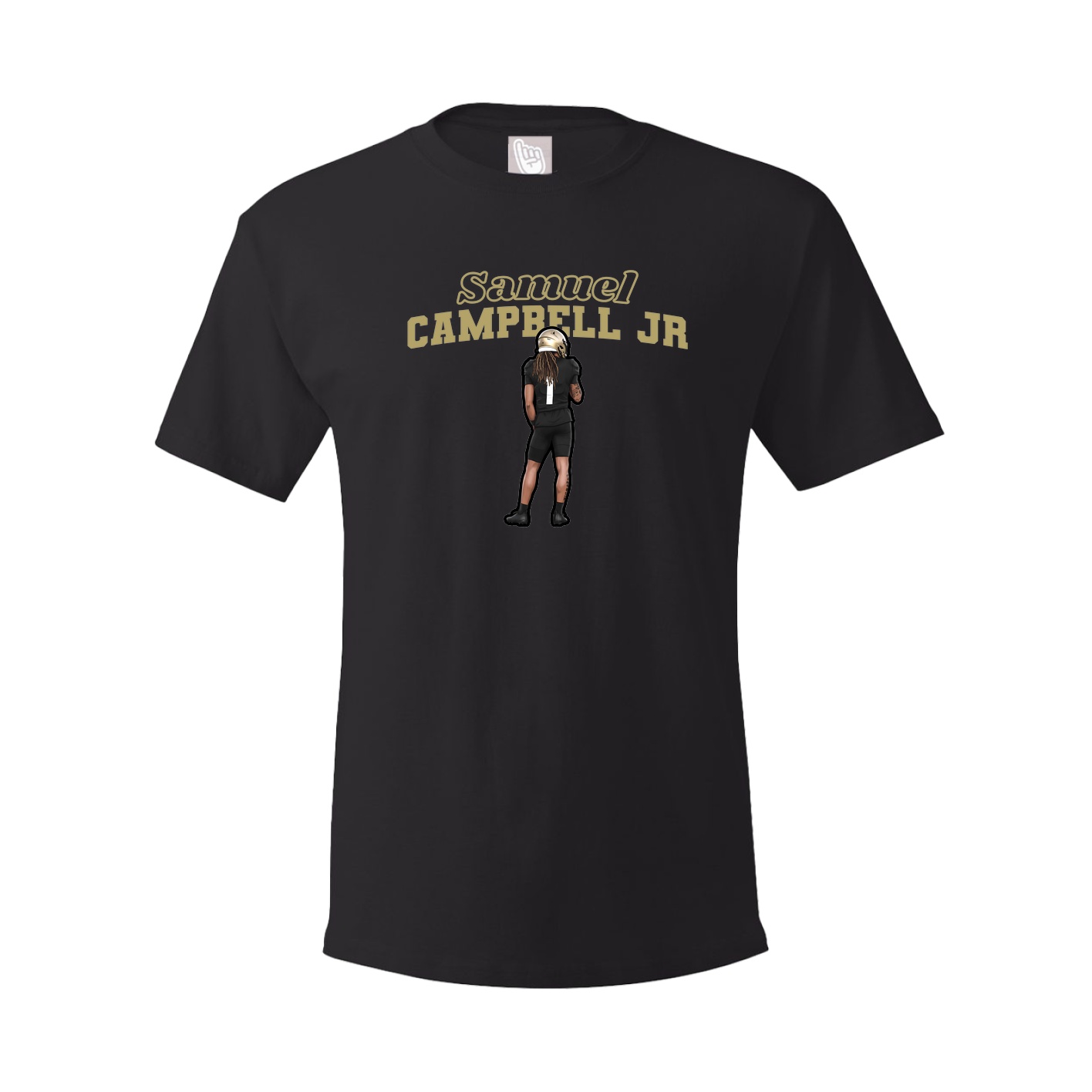 Youth Tee — Name Arch in Black