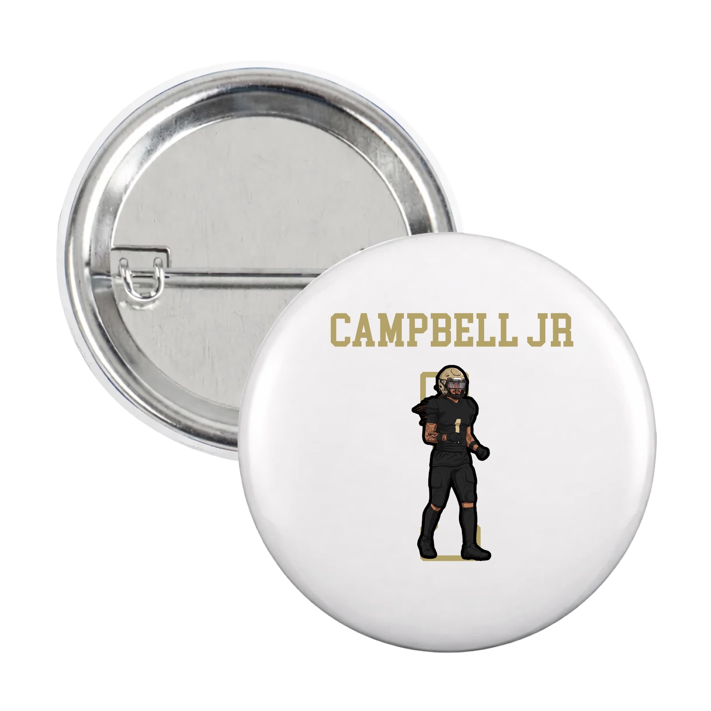 Game Day Button — Shirsey in White