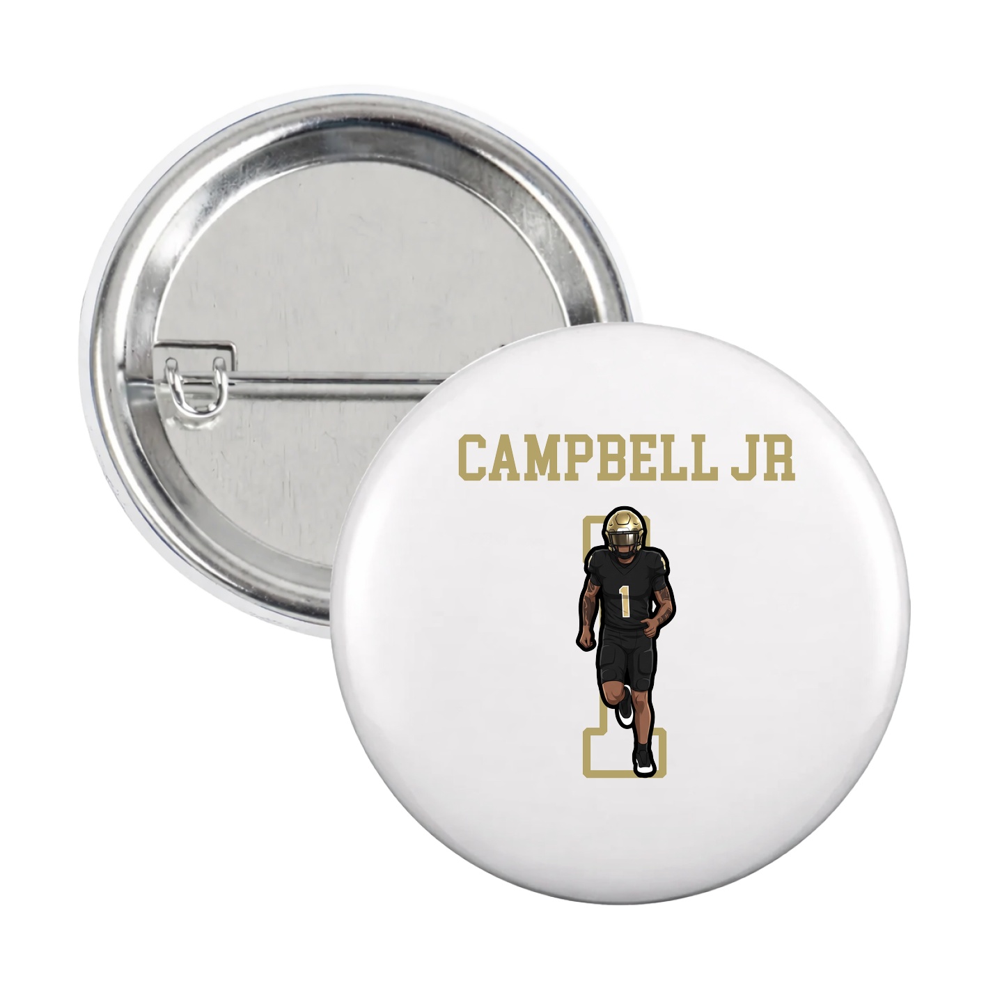 Game Day Button — Shirsey in White