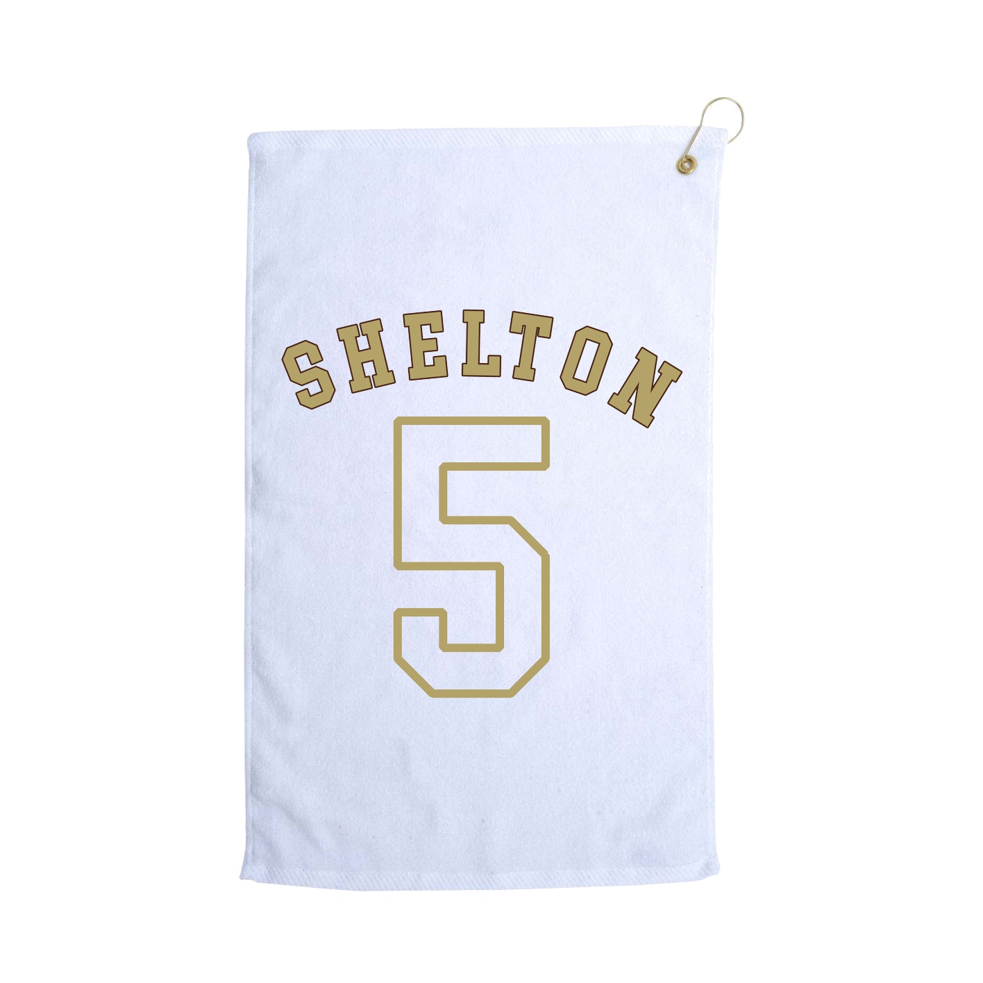 Golf Towel — Shirsey Arch in White