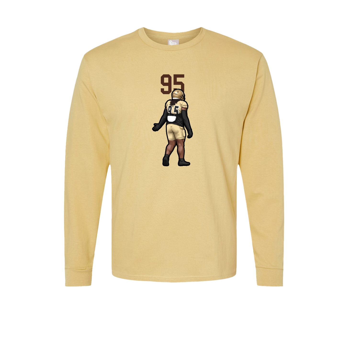 Long Sleeve Tee — Number Top in Vegas Gold