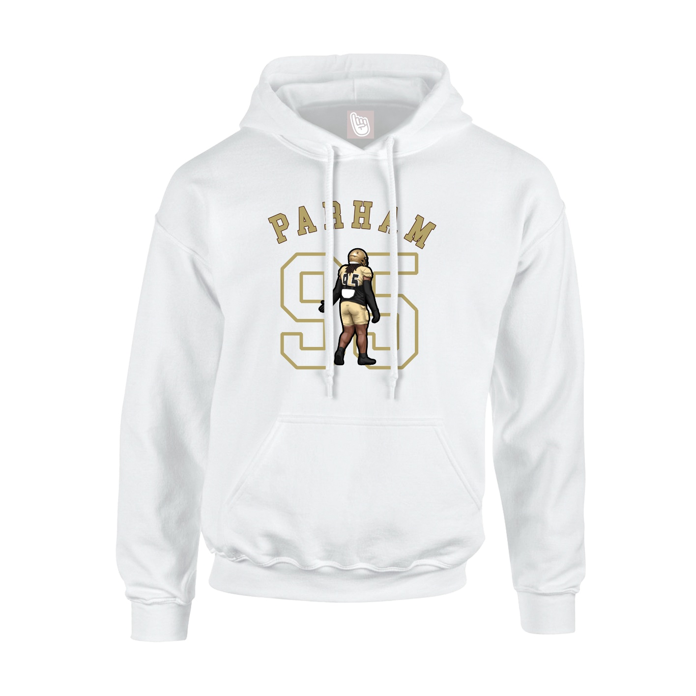 Hoodie — Shirsey Arch in White