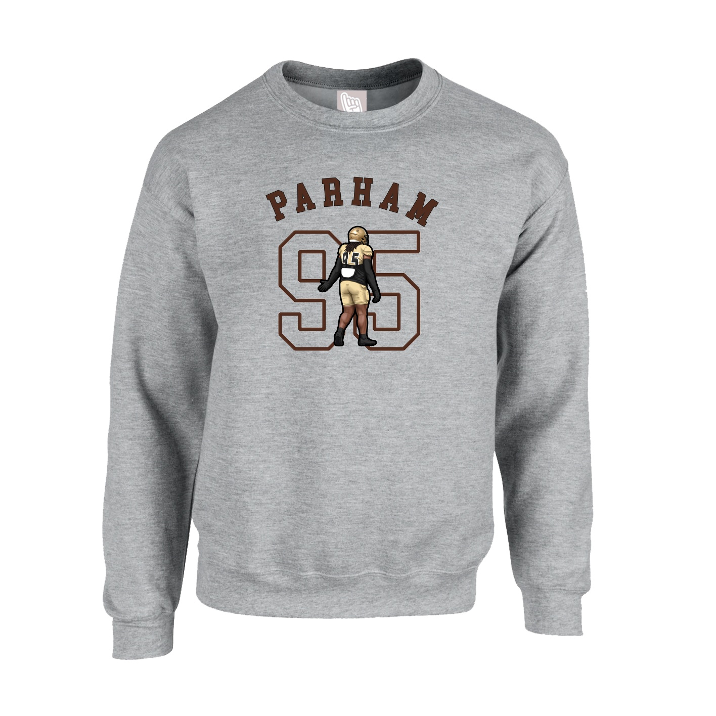 Fleece Crew — Shirsey Arch in Grey