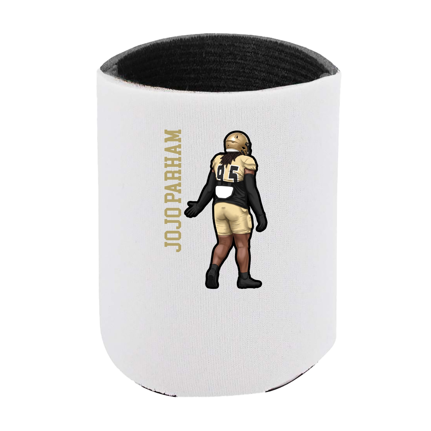 Can Holder — Name Vertical in White