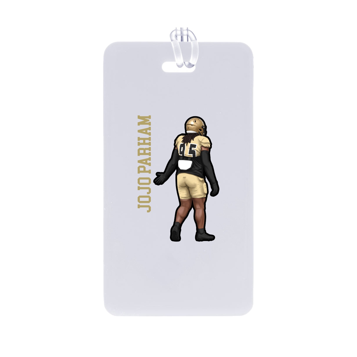 Bag Tag — Name Vertical in Classic