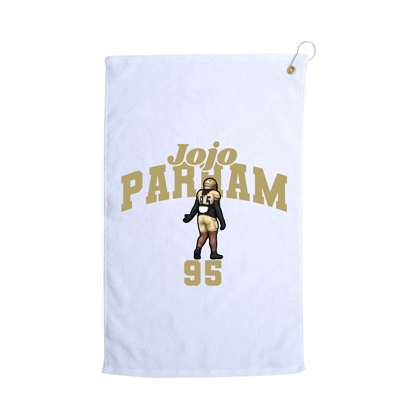 Golf Towel — Signature Arch in White