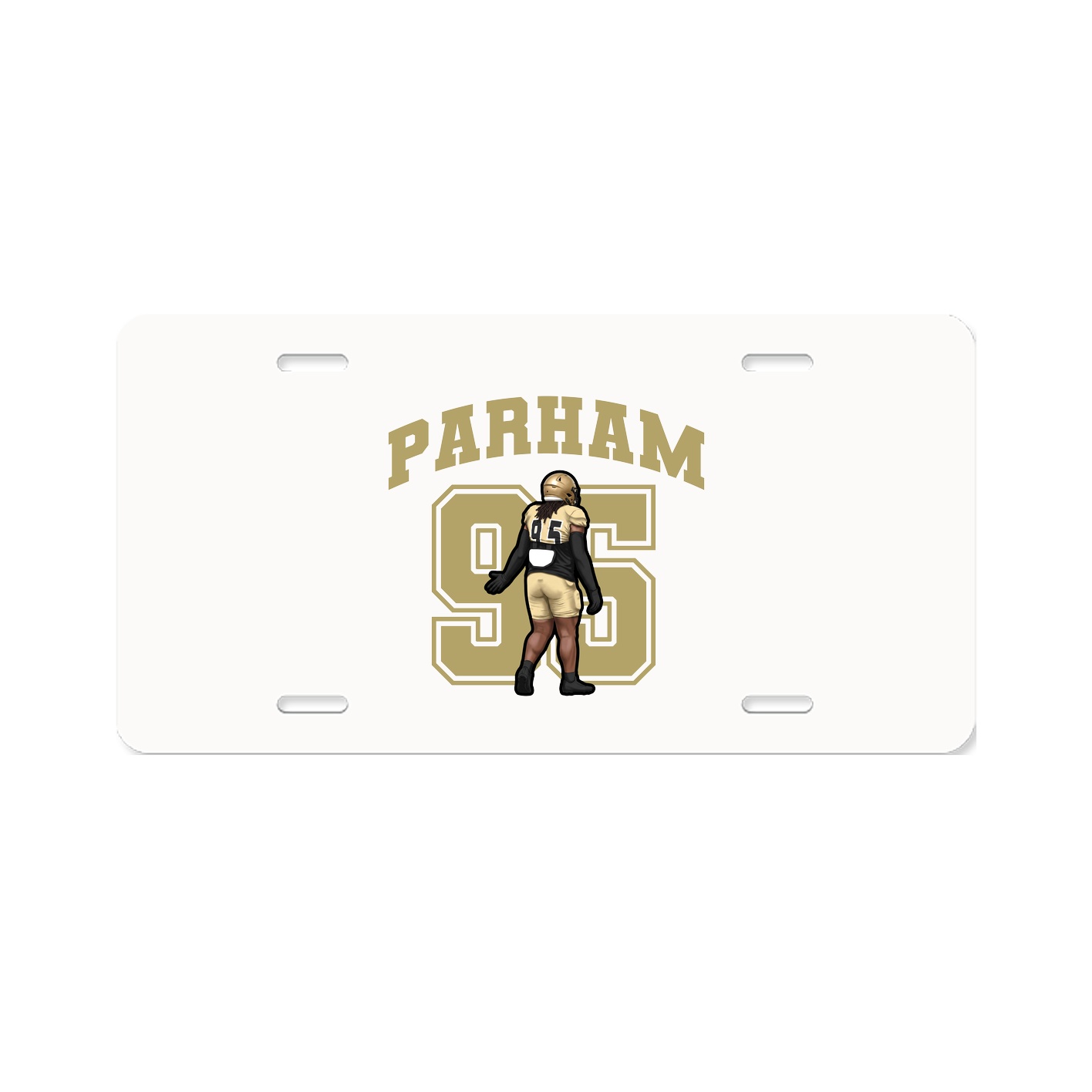 License Plate — Number in Classic