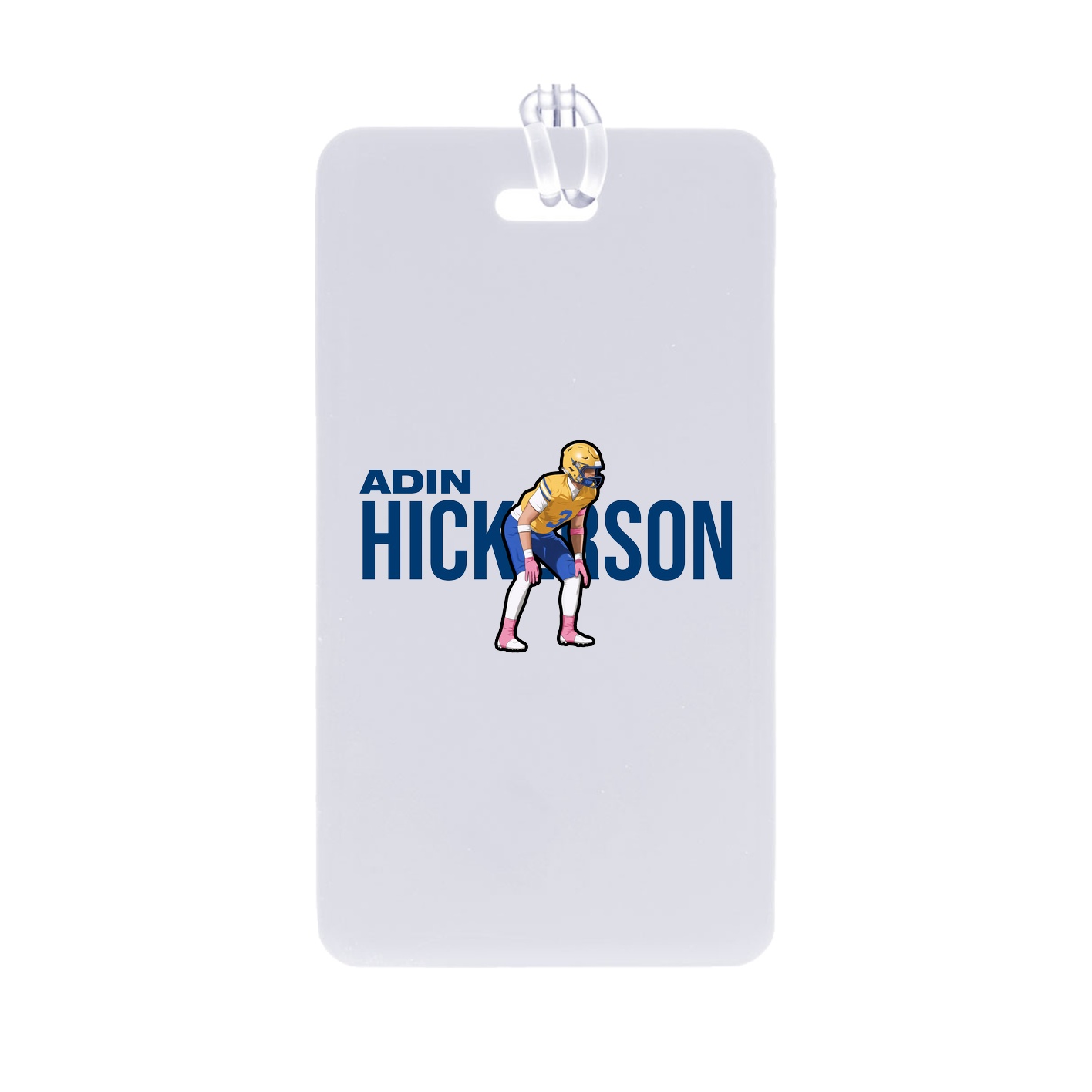 Bag Tag — Player Name in Classic